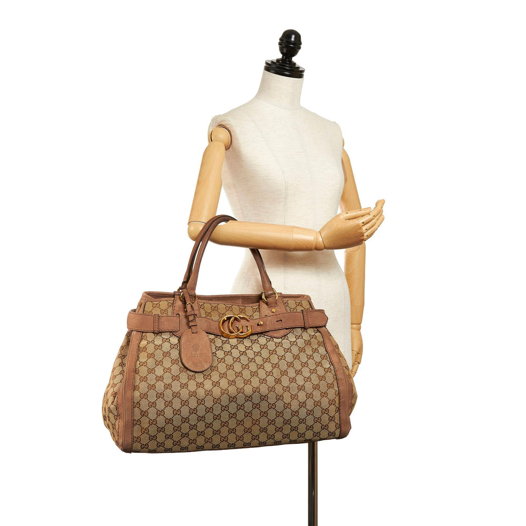 Gucci GG Canvas Running Tote Bag (SHG-30546)