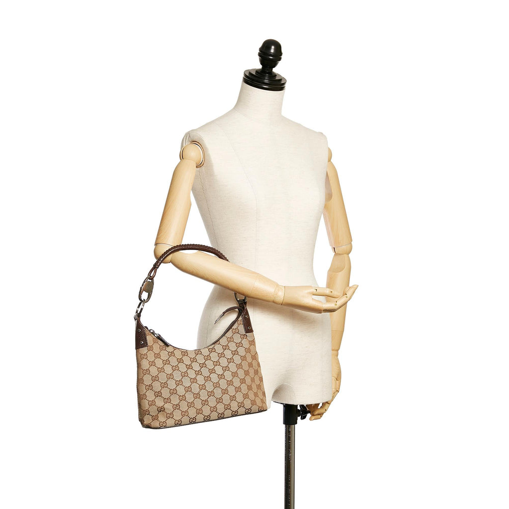 Gucci GG Canvas Shoulder Bag (SHG-28517)