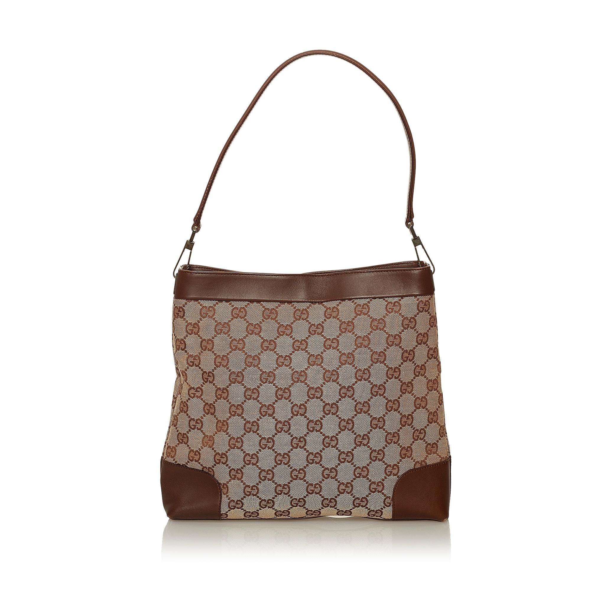 Gucci GG Canvas Shoulder Bag (SHG-28956)