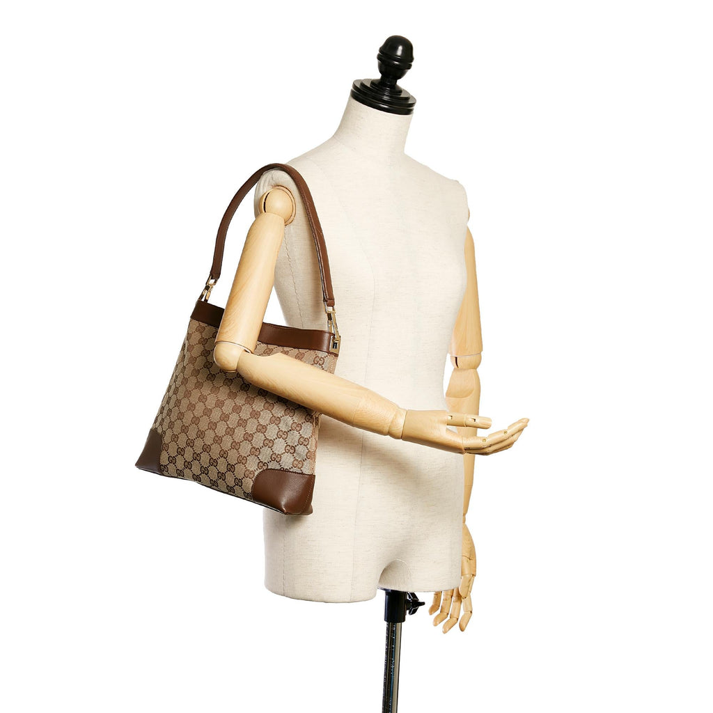 Gucci GG Canvas Shoulder Bag (SHG-28956)