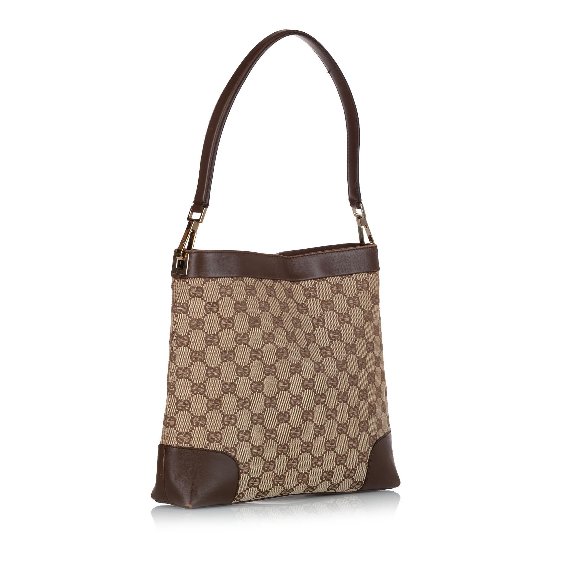 Gucci GG Canvas Shoulder Bag (SHG-29189)