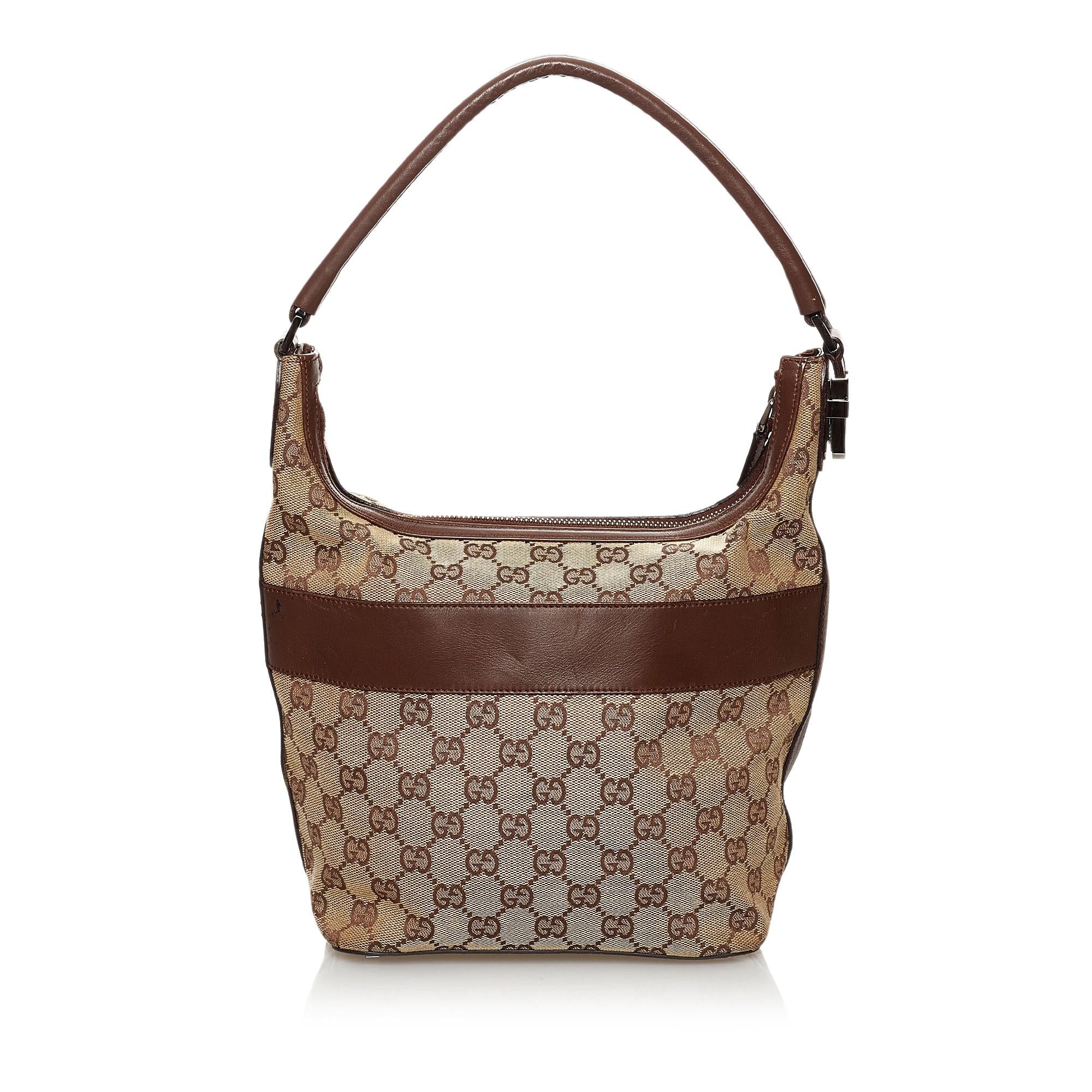 Gucci GG Canvas Shoulder Bag (SHG-31013)