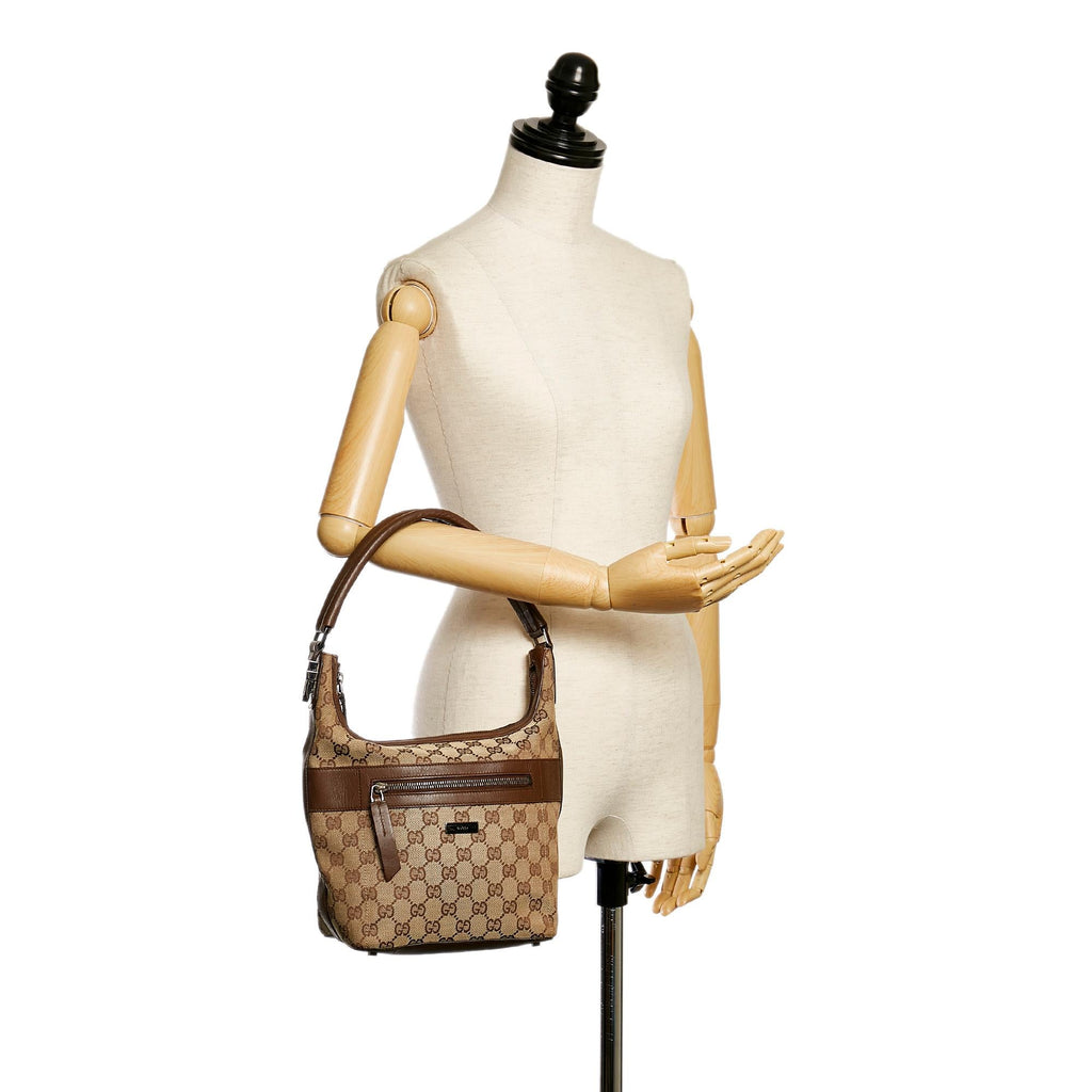 Gucci GG Canvas Shoulder Bag (SHG-31013)