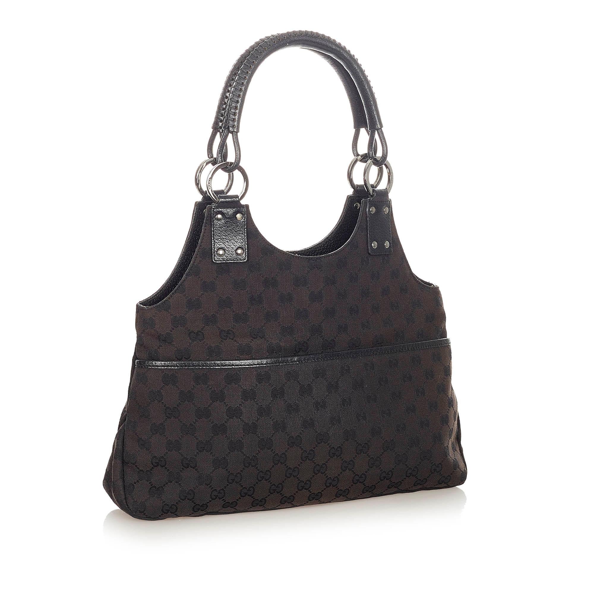 Gucci GG Canvas Shoulder Bag (SHG-31968)