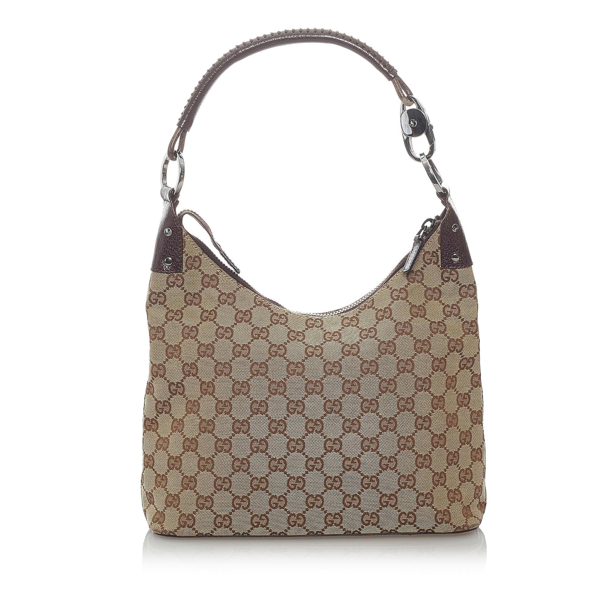 Gucci GG Canvas Shoulder Bag (SHG-32041)