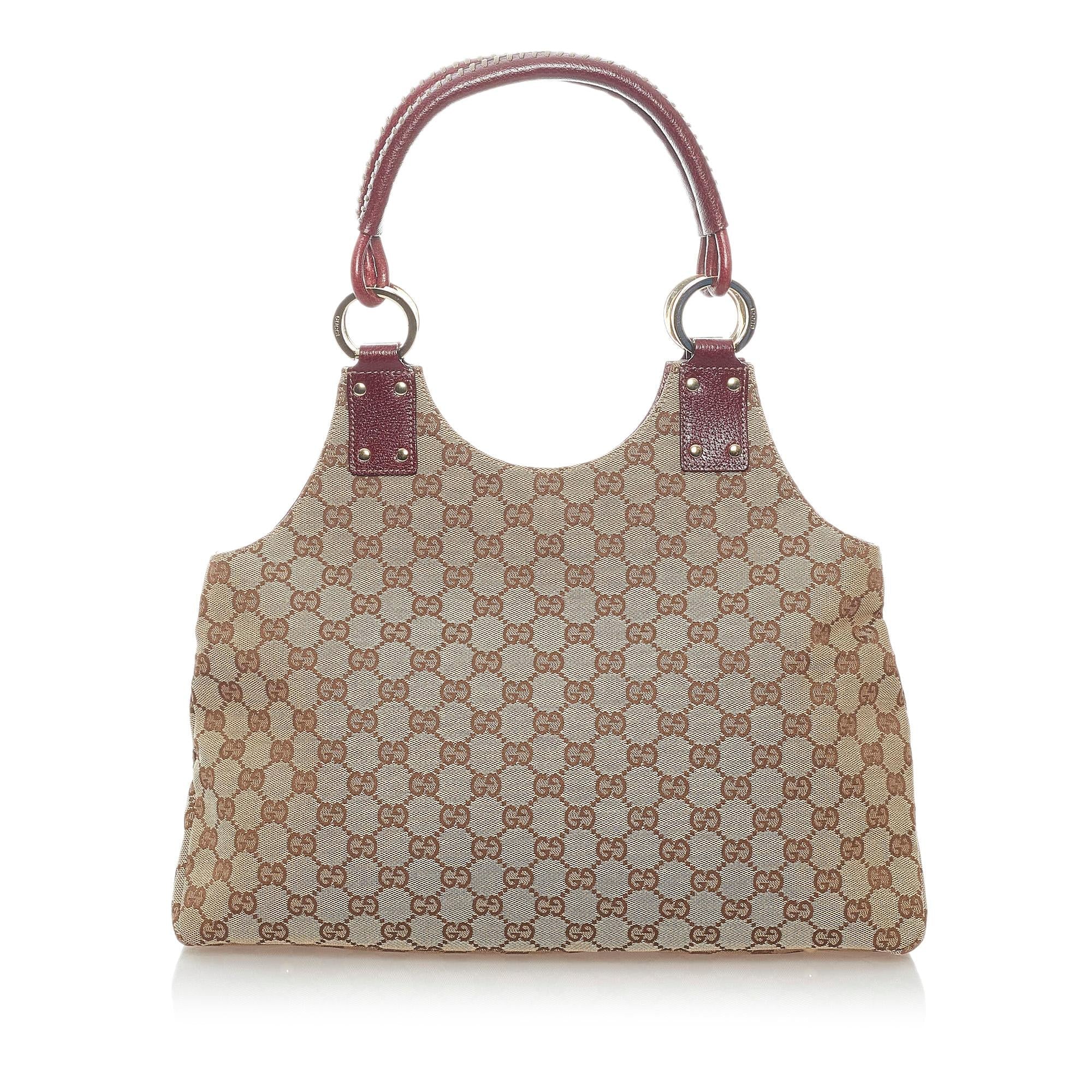 Gucci GG Canvas Shoulder Bag (SHG-34738)