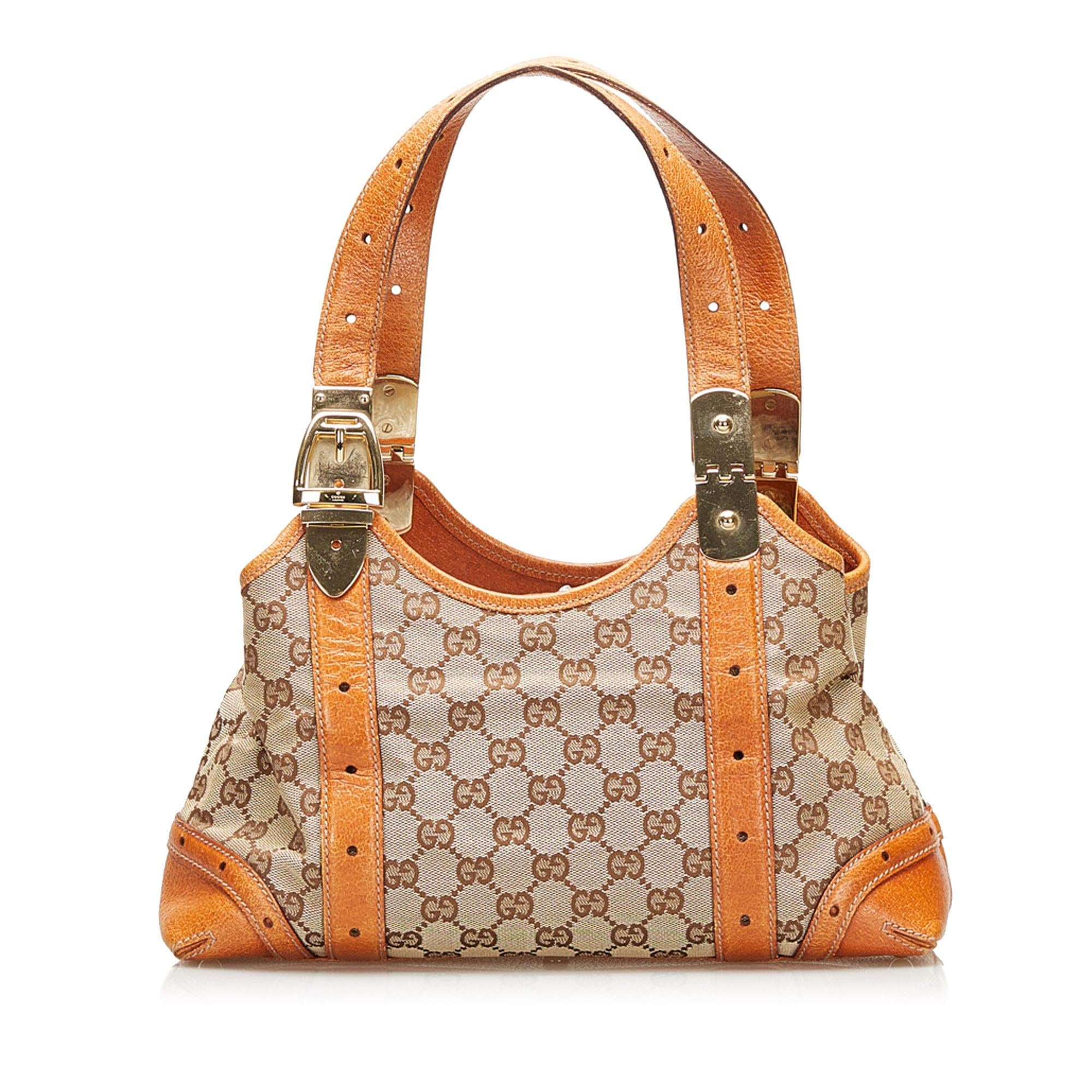Gucci GG Canvas Shoulder Bag (SHG-35225)
