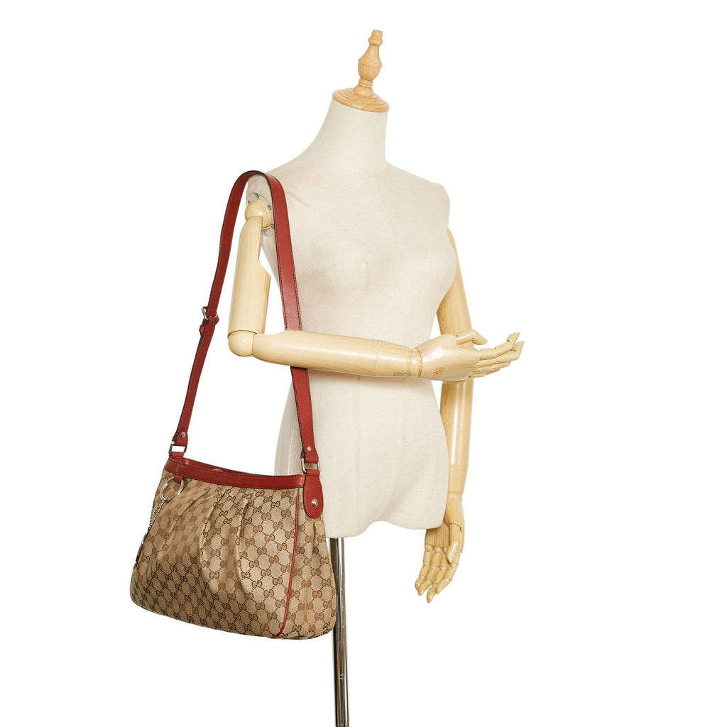 Gucci GG Canvas Sukey Crossbody (SHG-37499)