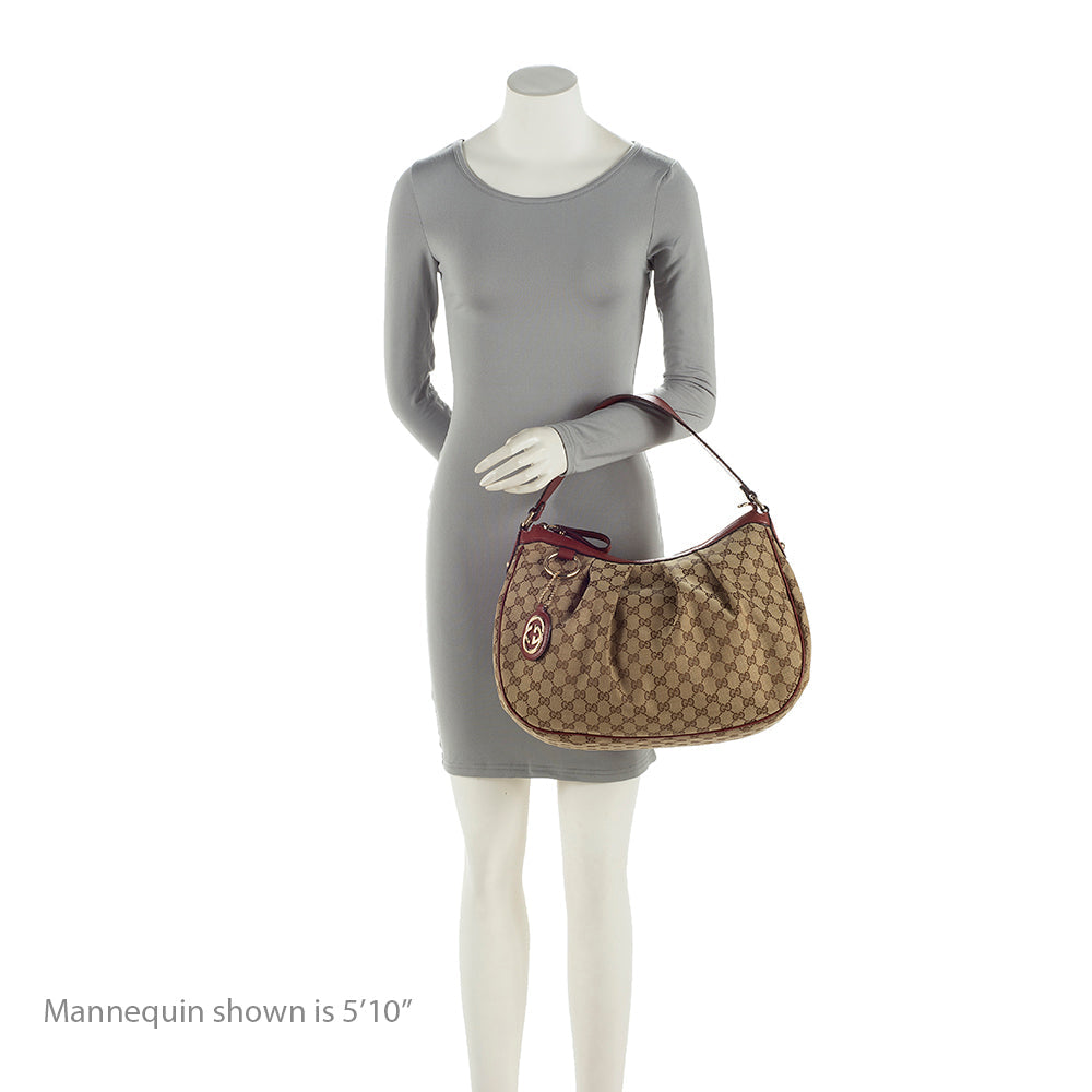 Gucci GG Canvas Sukey Hobo (SHF-22162)