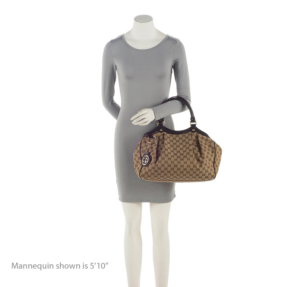 Gucci GG Canvas Sukey Medium Tote (SHF-21762)