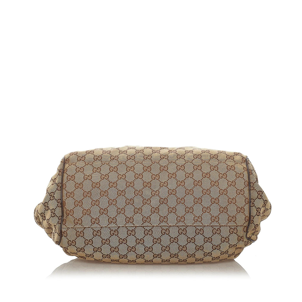 Gucci GG Canvas Sukey Satchel (SHG-28361)