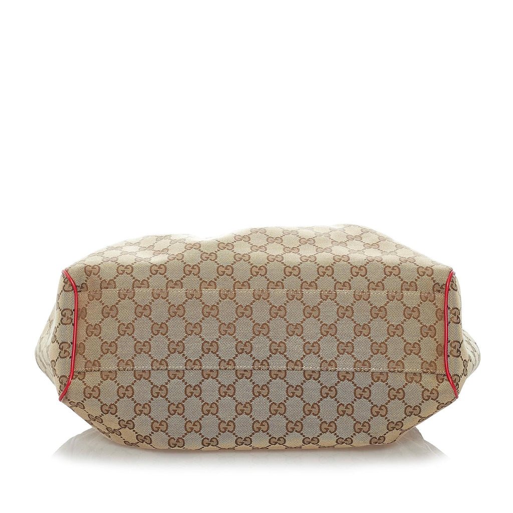 Gucci GG Canvas Sukey Tote Bag (SHG-30622)