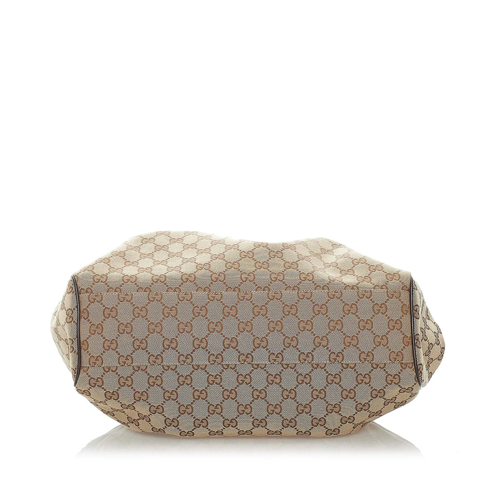 Gucci GG Canvas Sukey Tote Bag (SHG-32032)
