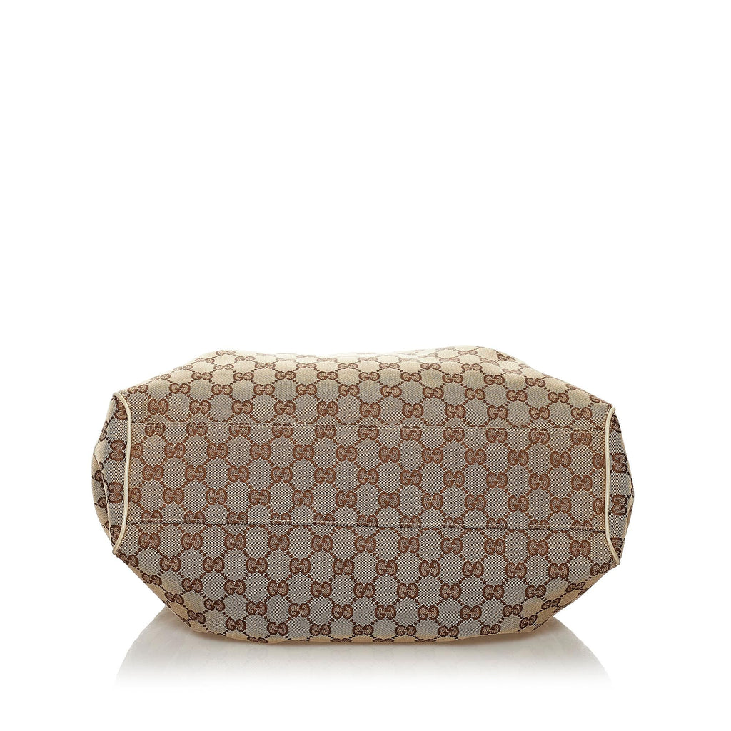 Gucci GG Canvas Sukey Tote Bag (SHG-34120)