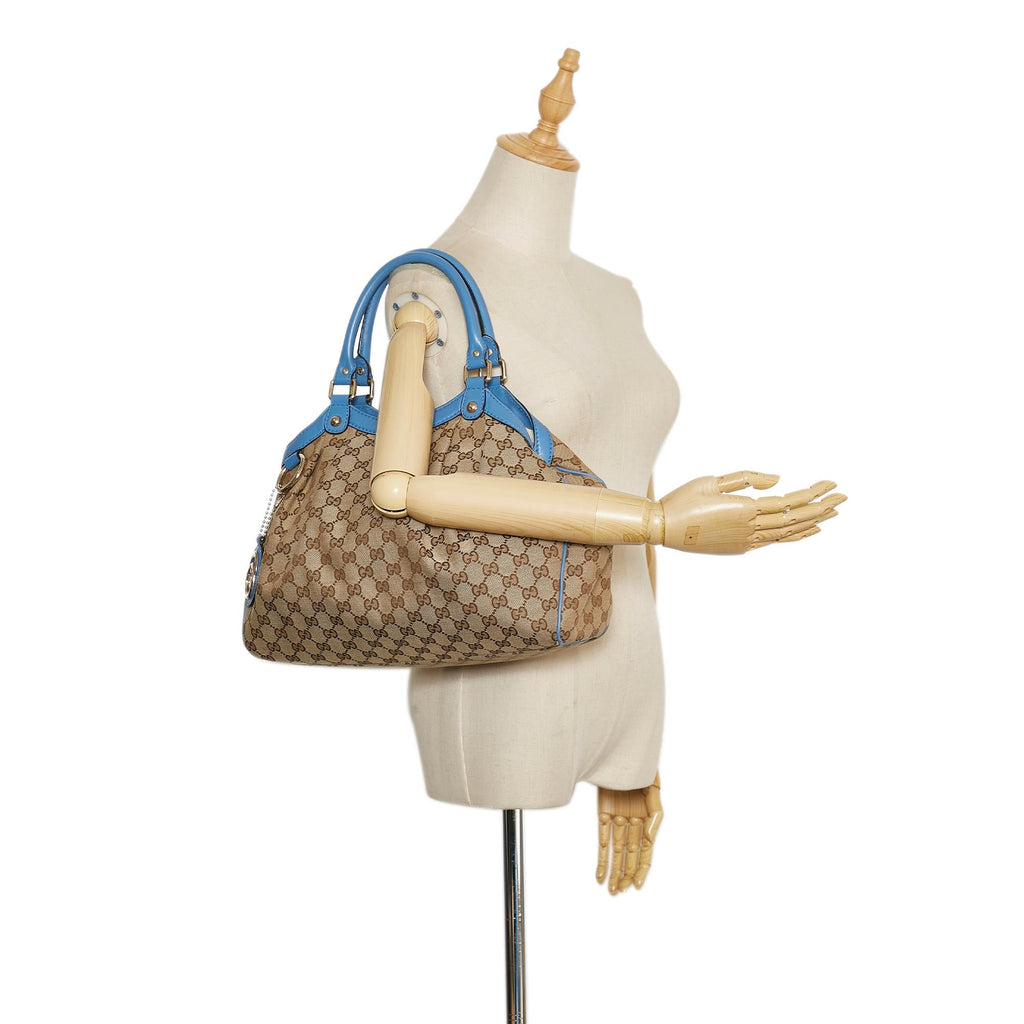 Gucci GG Canvas Sukey Tote Bag (SHG-35500)