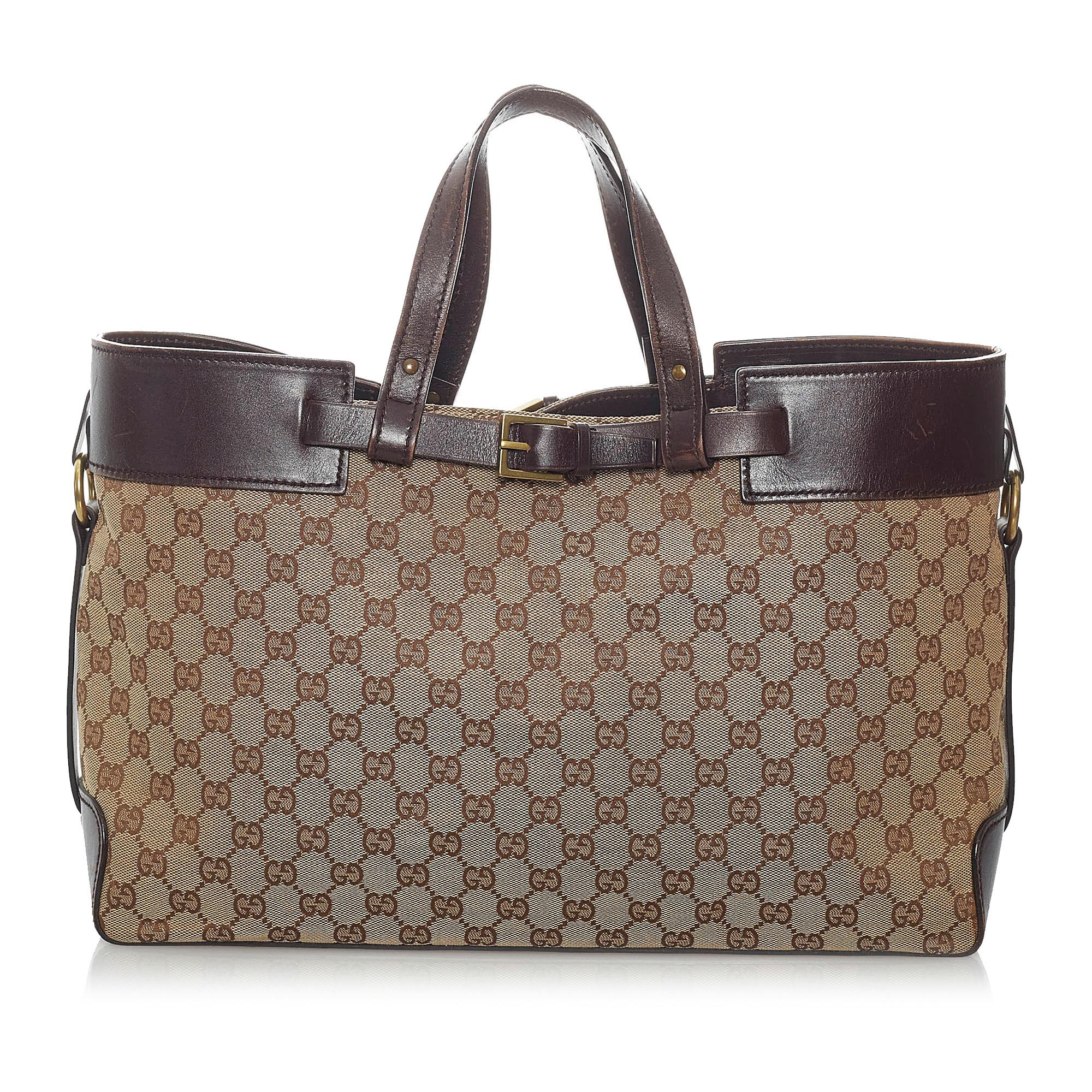 Gucci GG Canvas Tote Bag (SHG-29771)