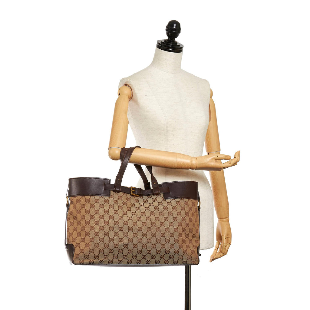 Gucci GG Canvas Tote Bag (SHG-29771)