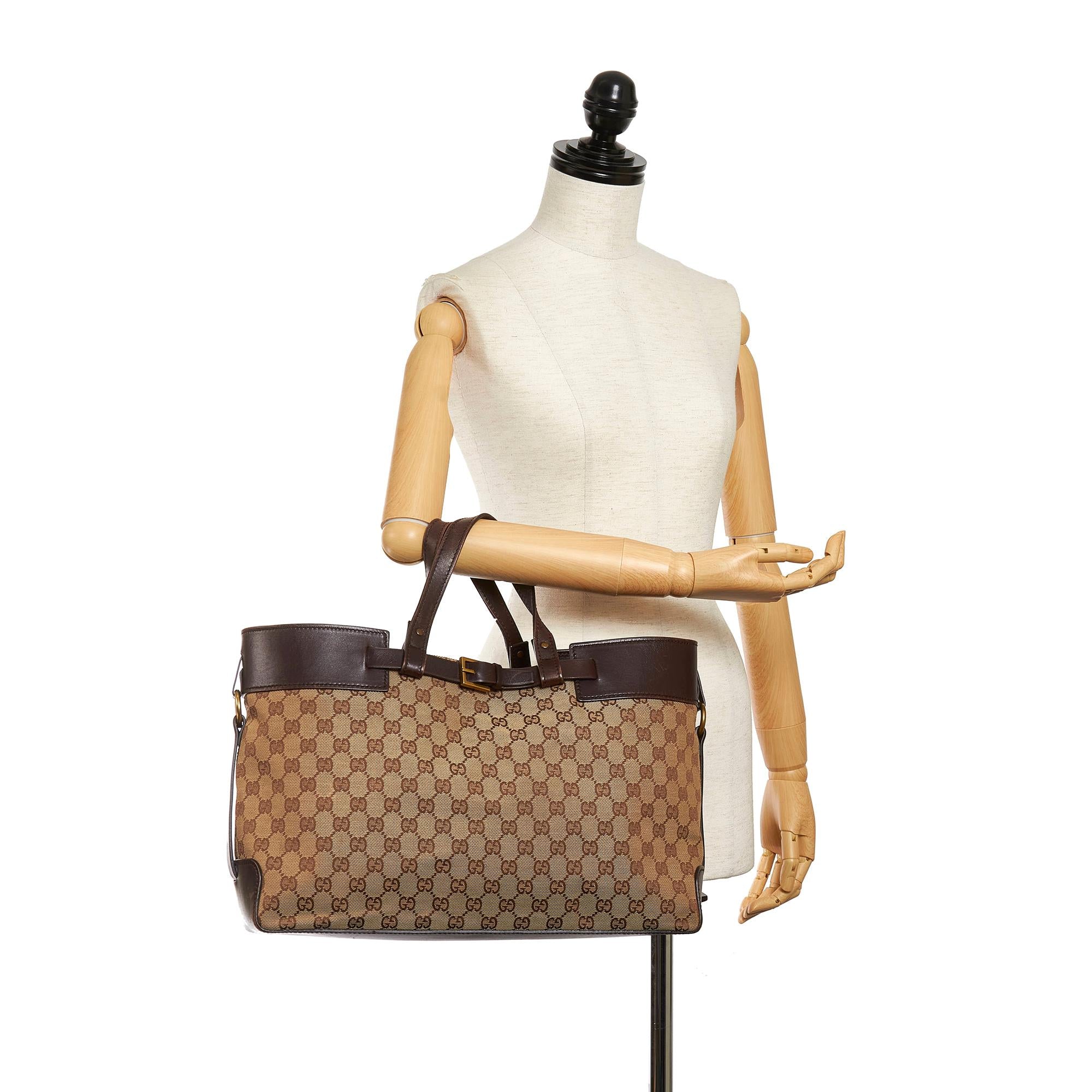 Gucci GG Canvas Tote Bag (SHG-29771)