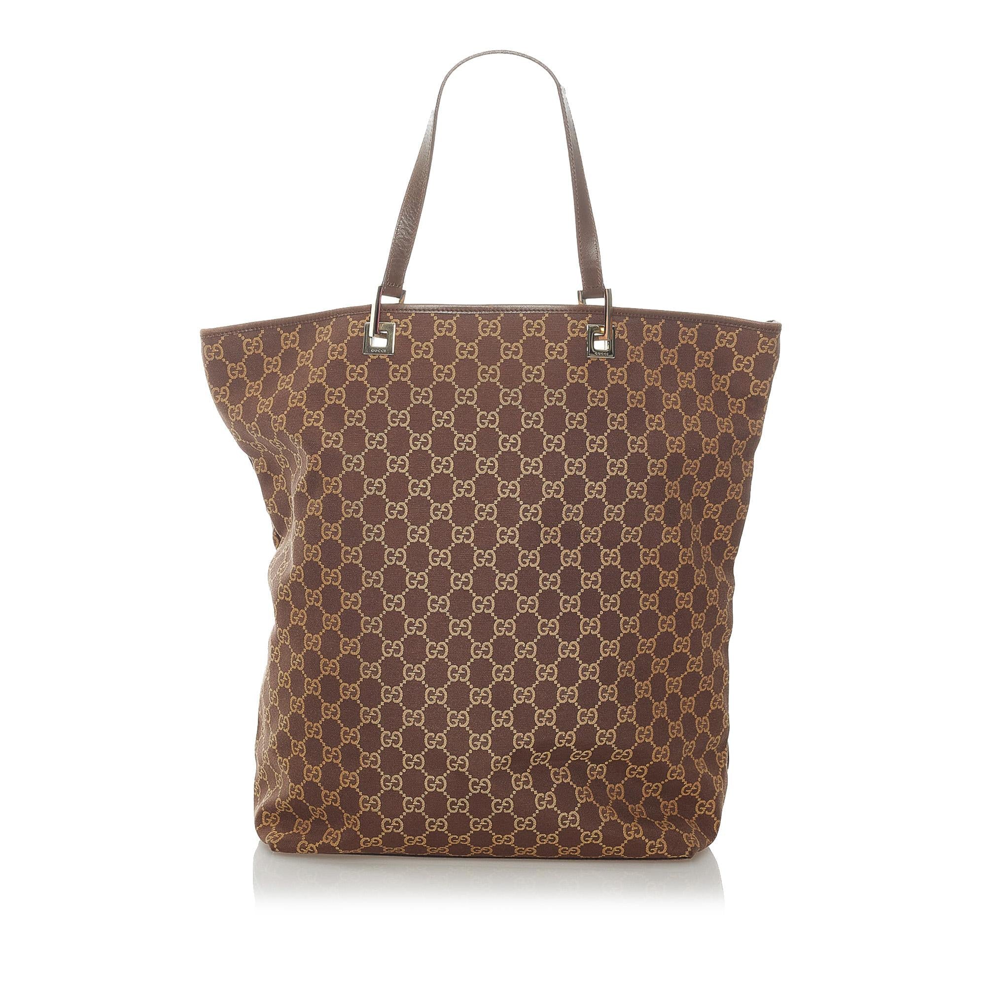 Gucci GG Canvas Tote Bag (SHG-32487)