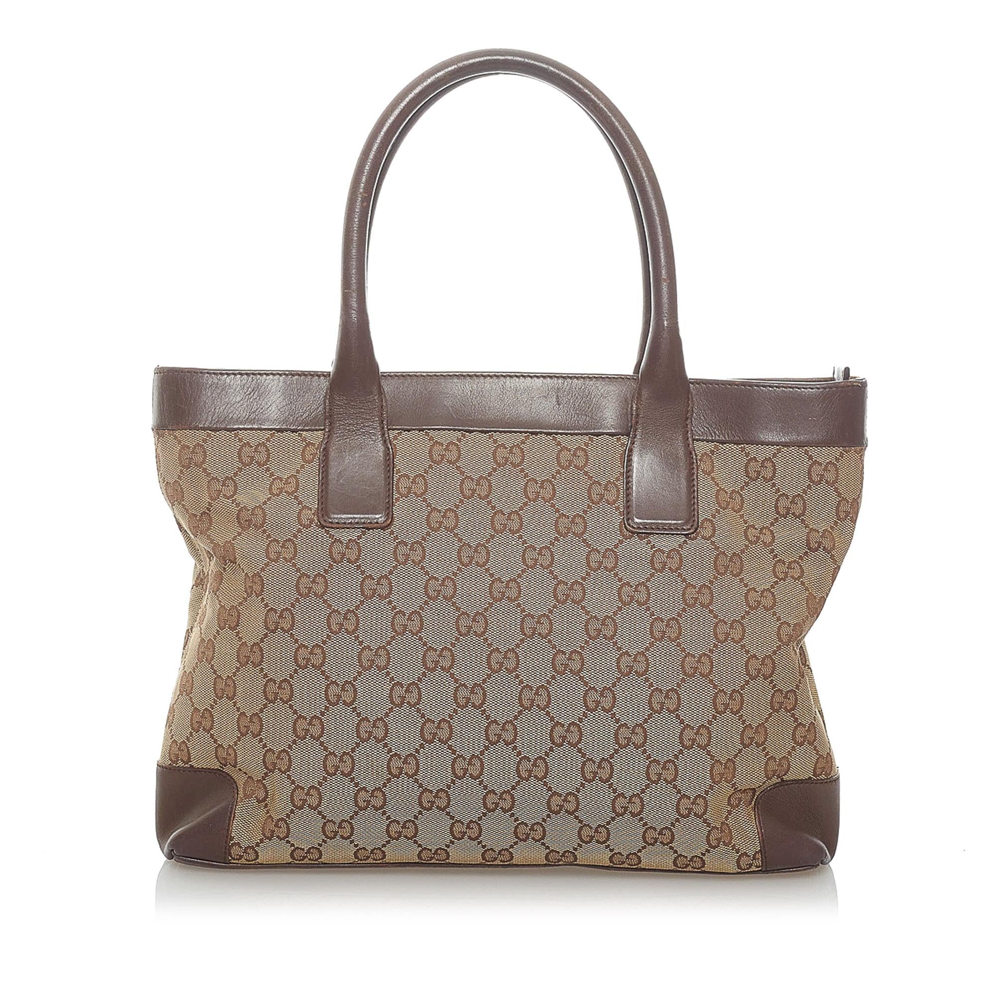 Gucci GG Canvas Tote Bag (SHG-33502)