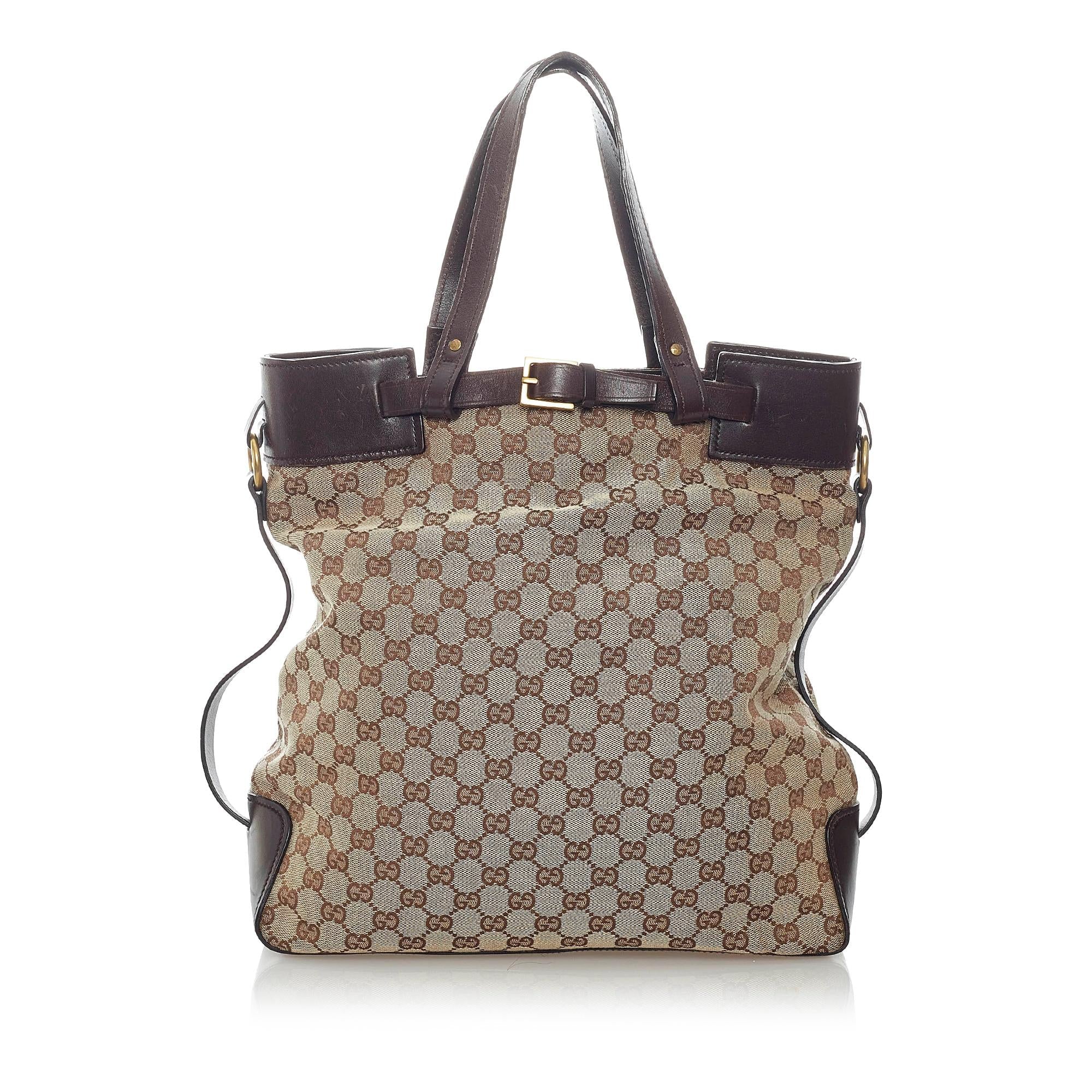 Gucci GG Canvas Tote Bag (SHG-34721)