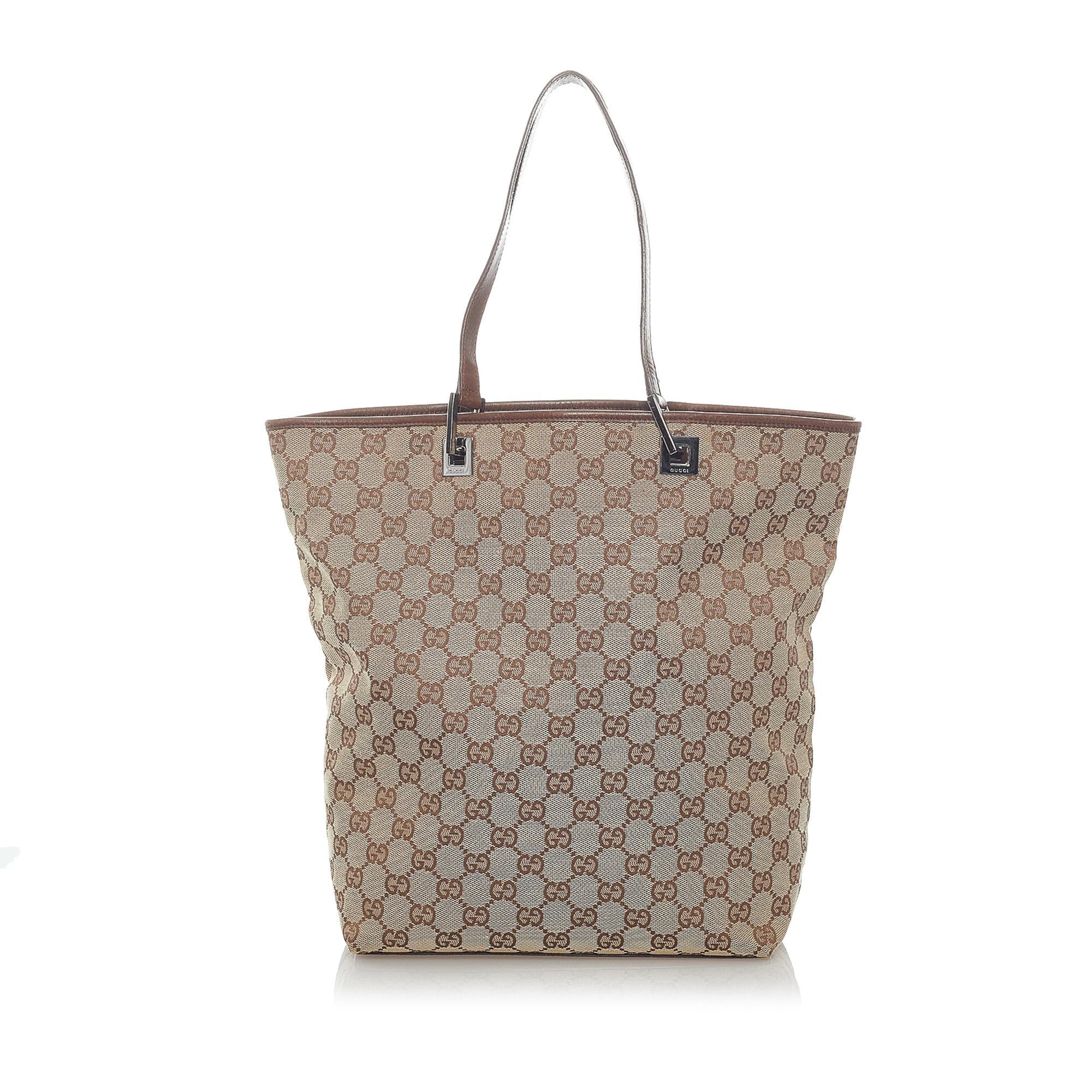 Gucci GG Canvas Tote Bag (SHG-34759)