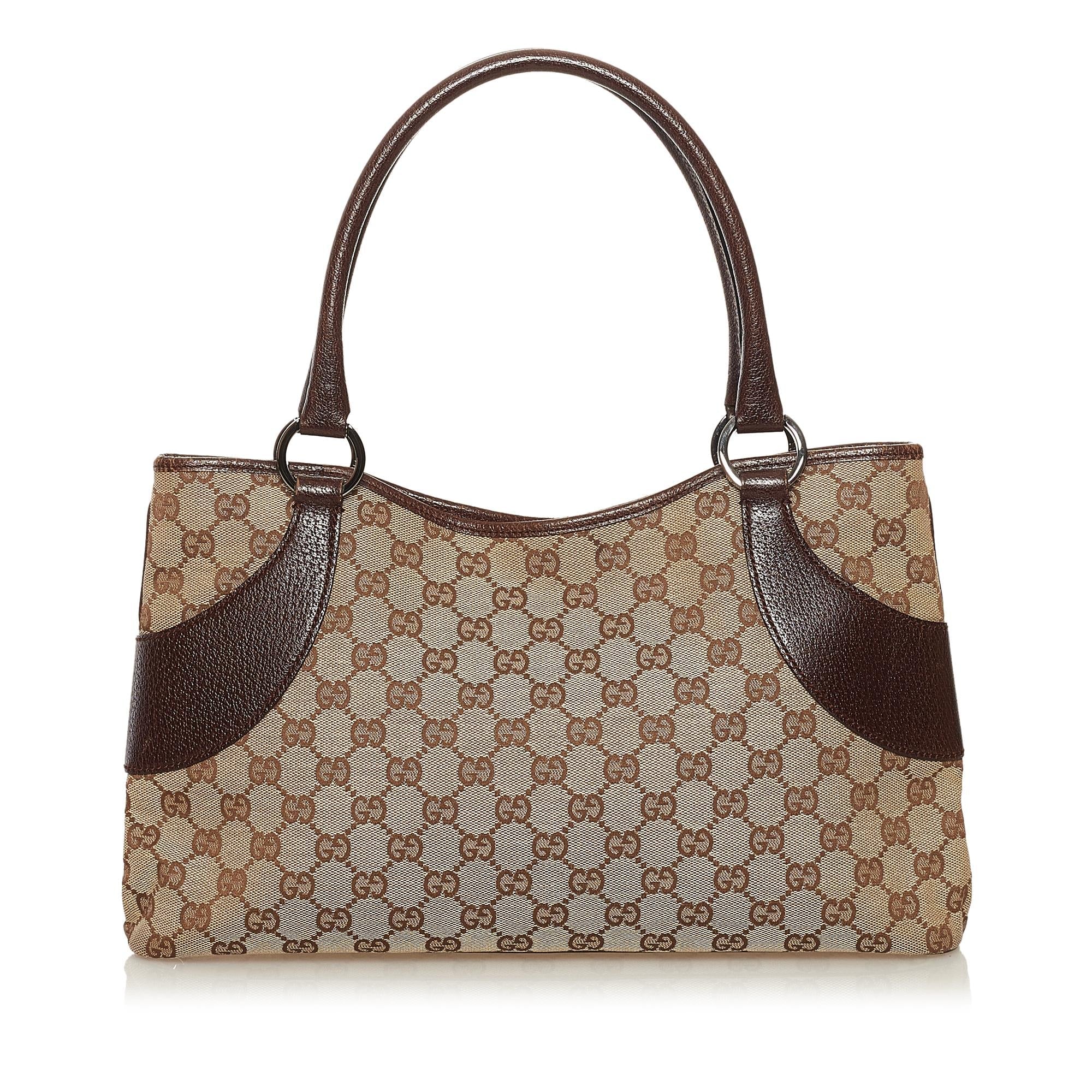 Gucci GG Canvas Tote Bag (SHG-34828)