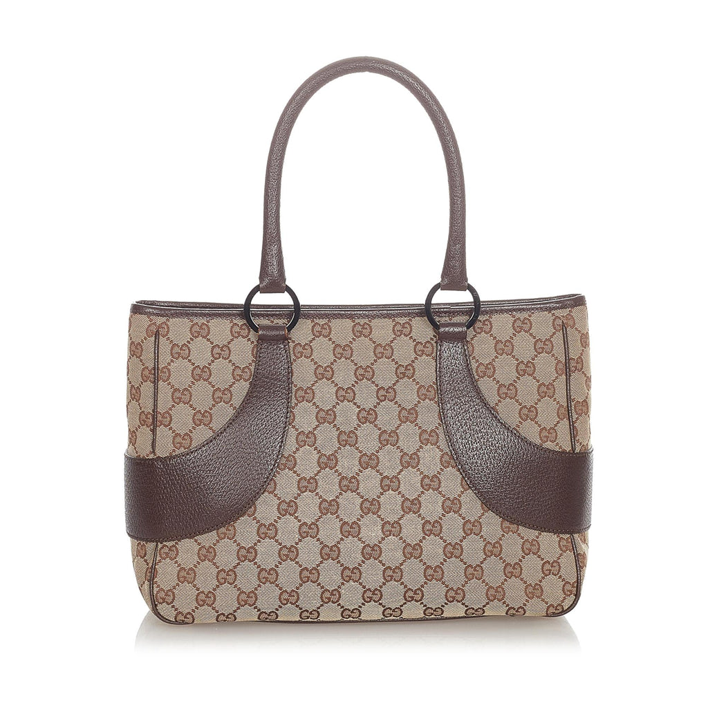 Gucci GG Canvas Tote Bag (SHG-36159)
