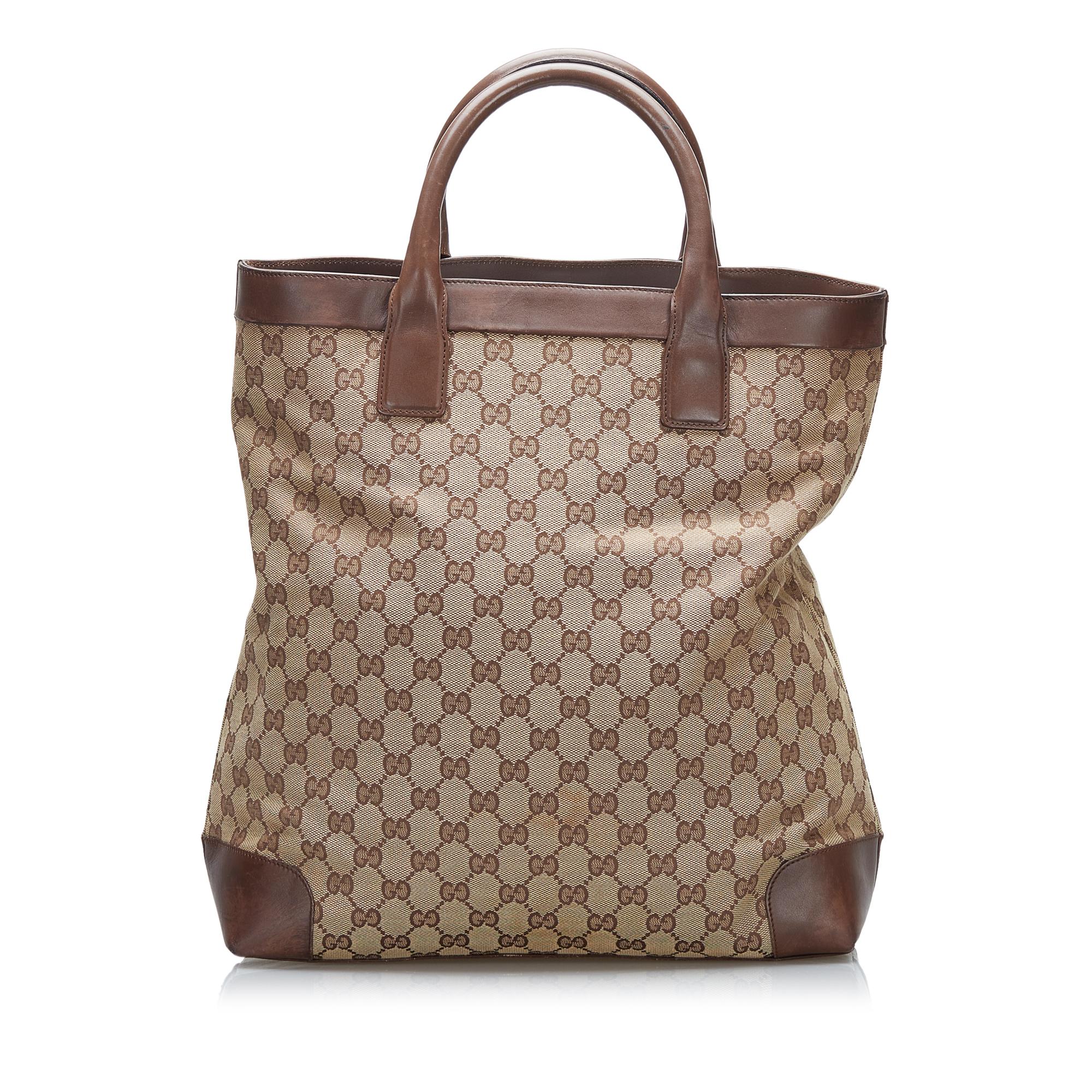 Gucci GG Canvas Tote Bag (SHG-CeIPbG)