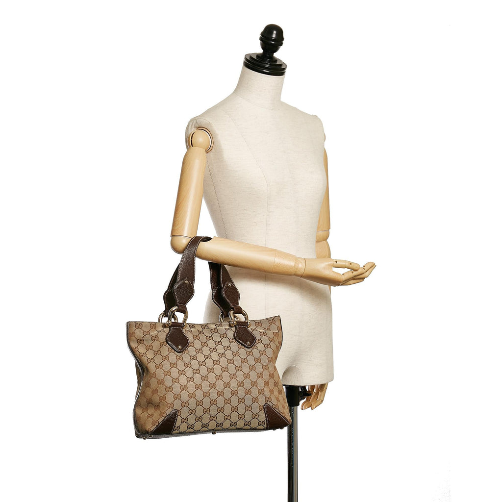 Gucci GG Canvas Tote (SHG-31286)