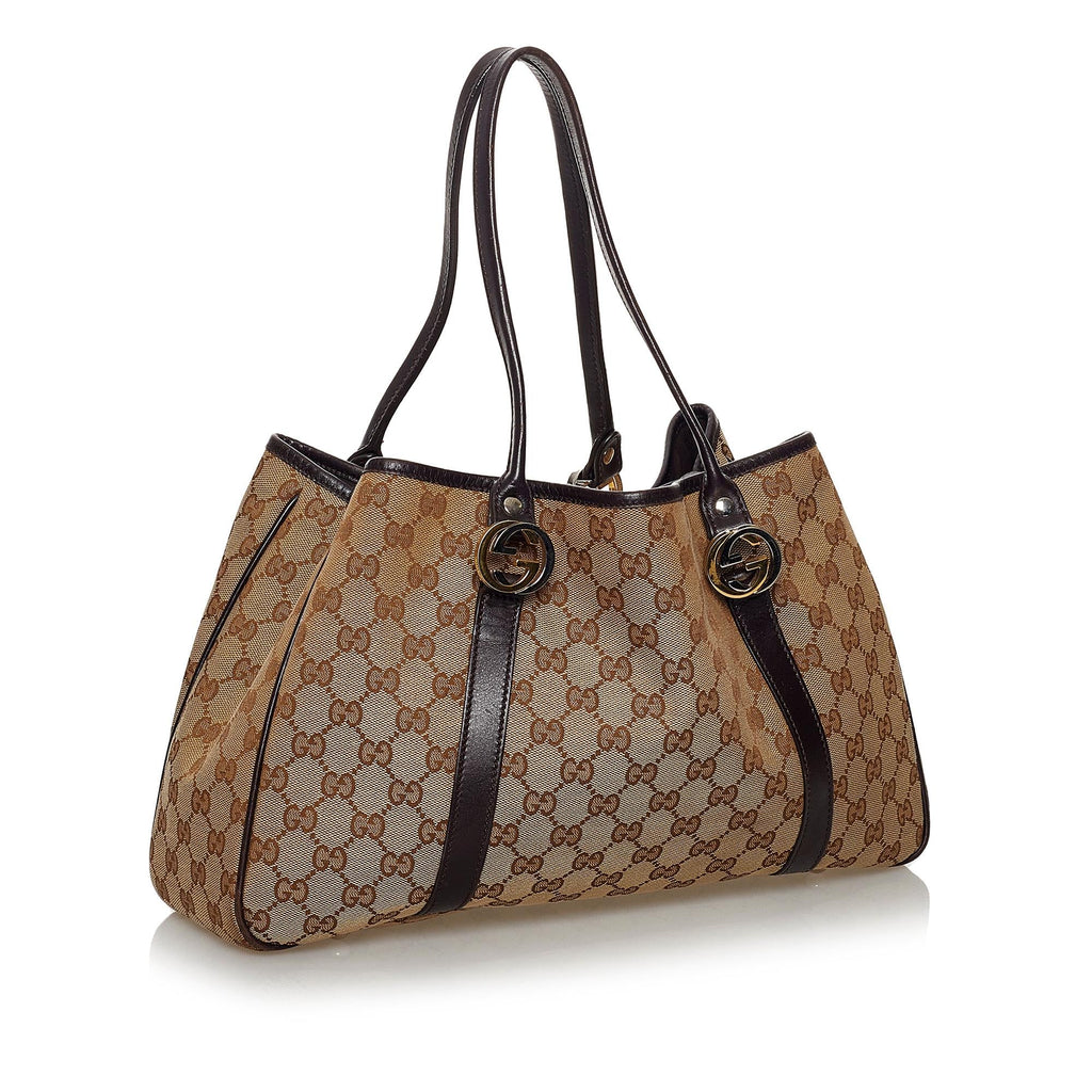 Gucci GG Canvas Twins Shoulder Bag (SHG-30953)