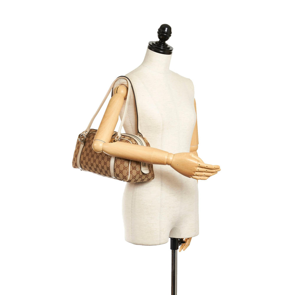 Gucci GG Canvas Twins Shoulder Bag (SHG-33662)