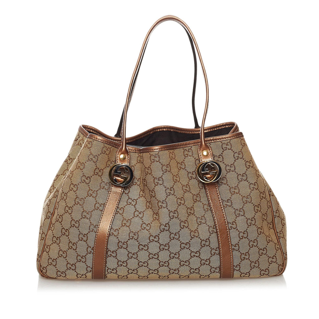 Gucci GG Canvas Twins Tote Bag (SHG-32529)