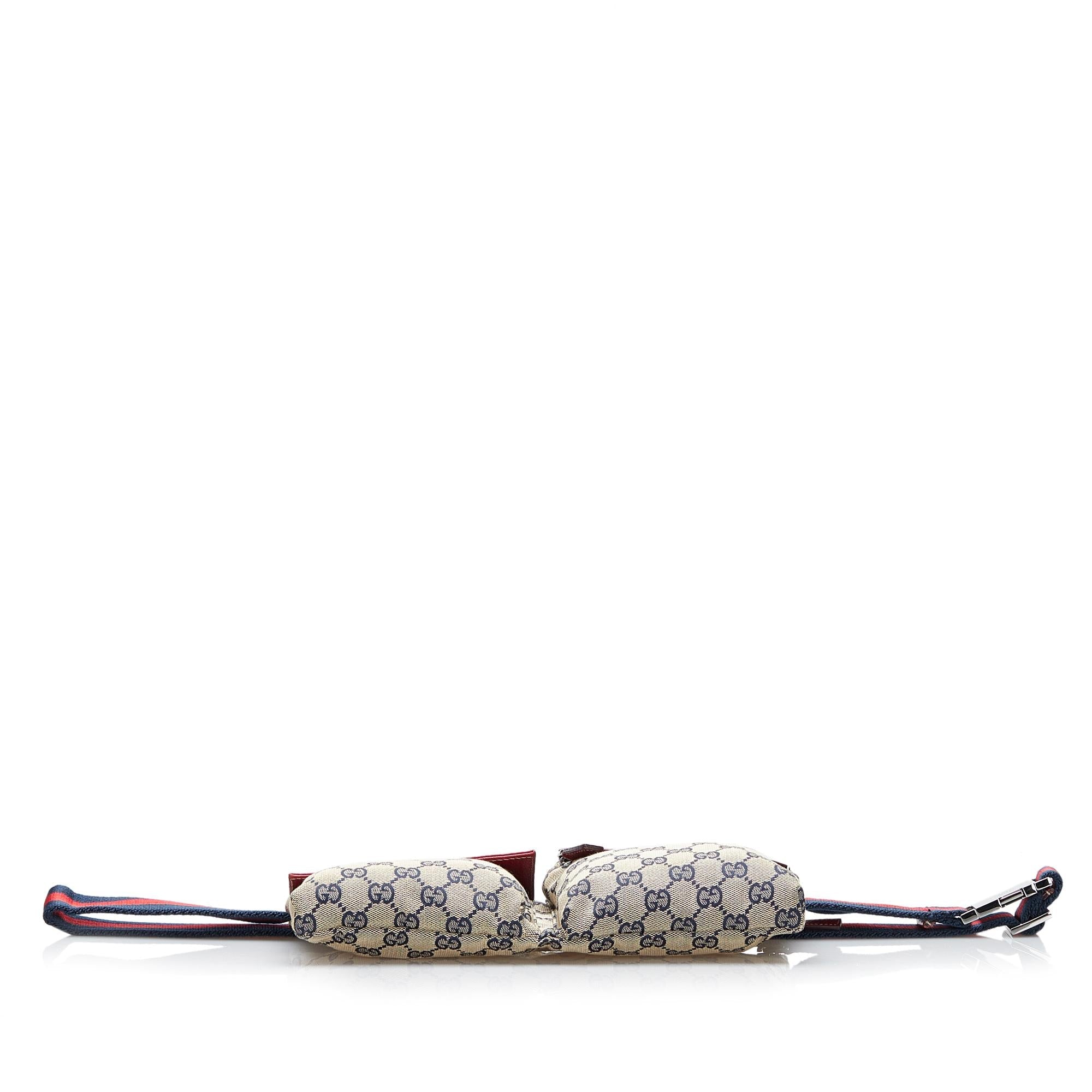 Gucci GG Canvas Web Belt Bag (SHG-NcH4Nb)