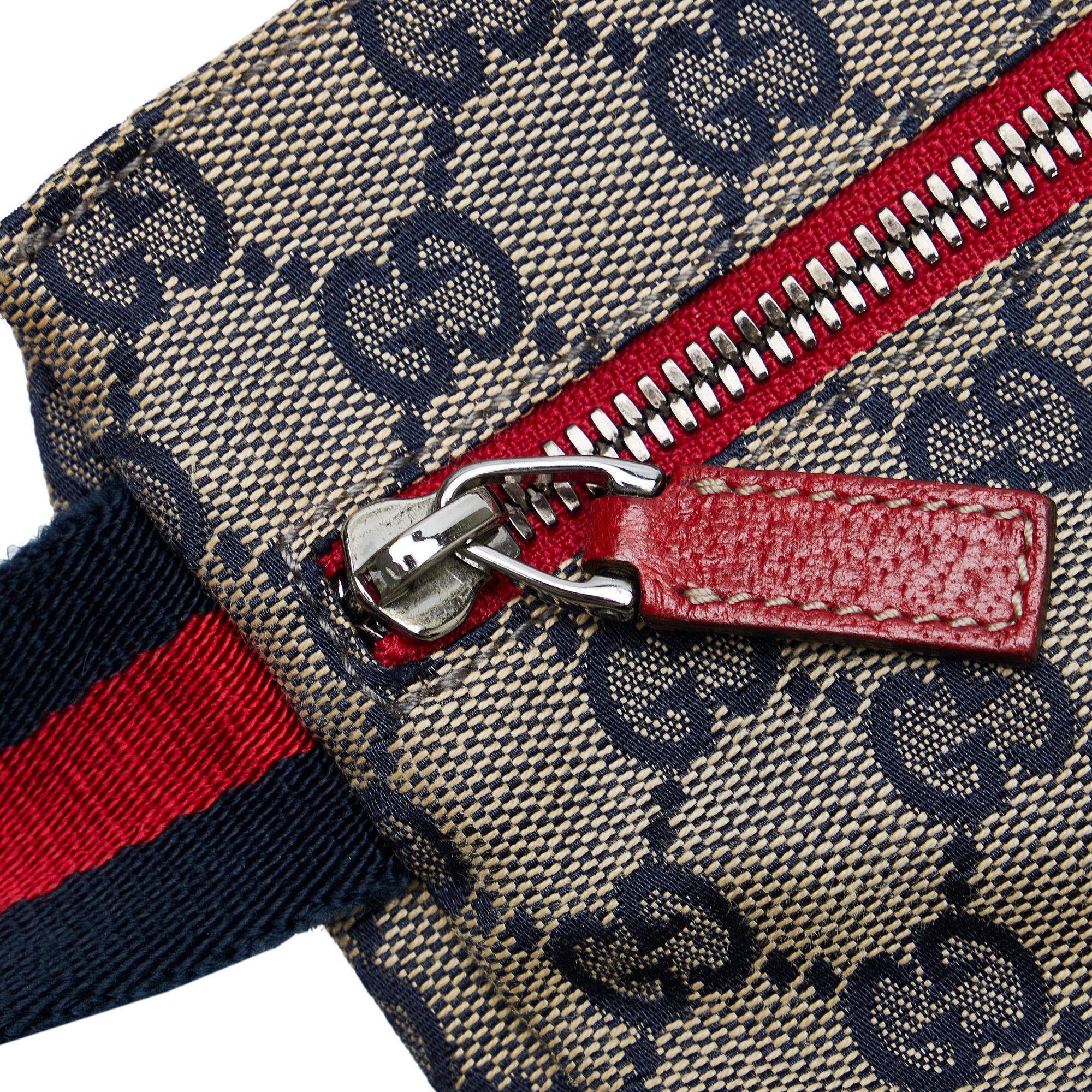 Gucci GG Canvas Web Belt Bag (SHG-NcH4Nb)