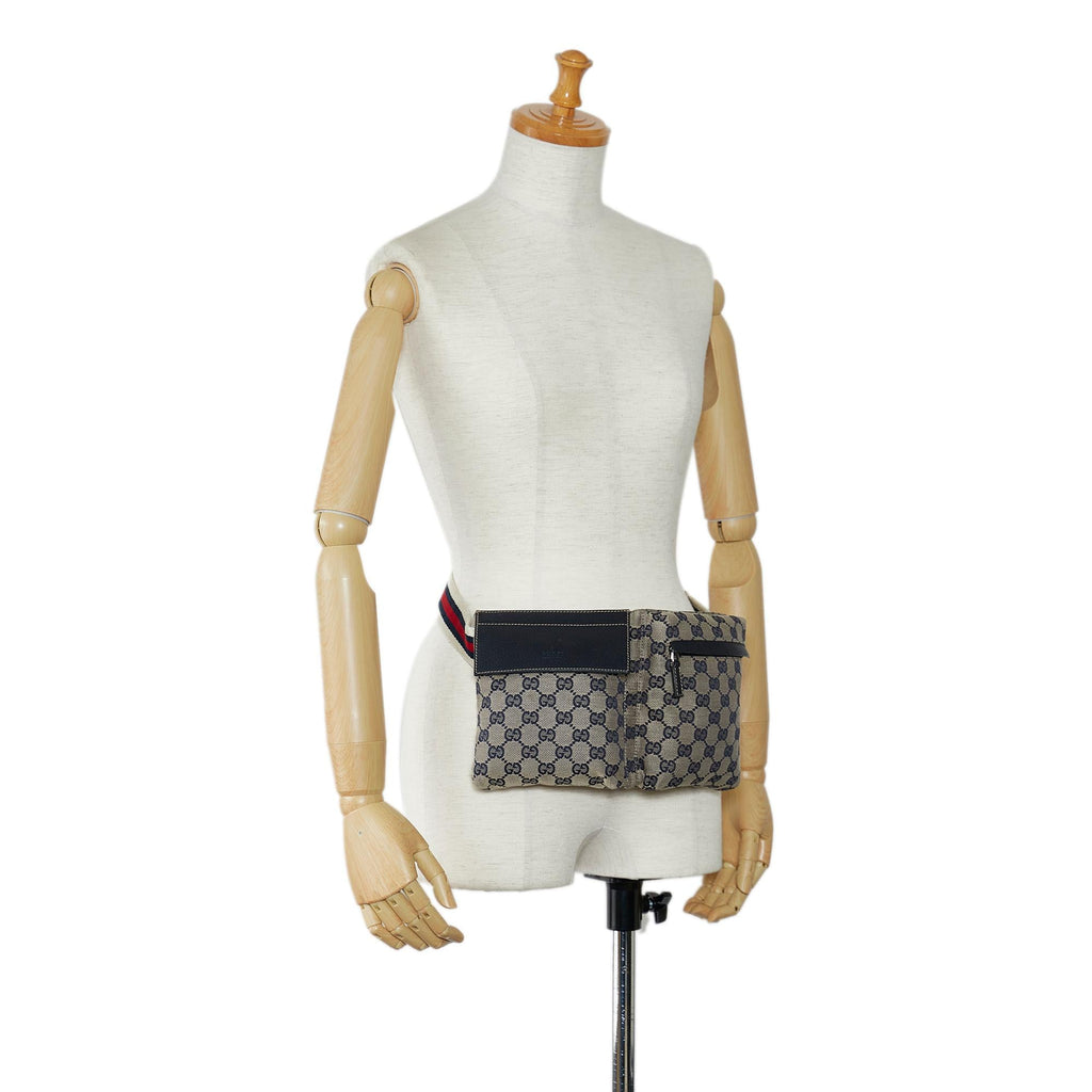 Gucci GG Canvas Web Belt Bag (SHG-5tmMd9)