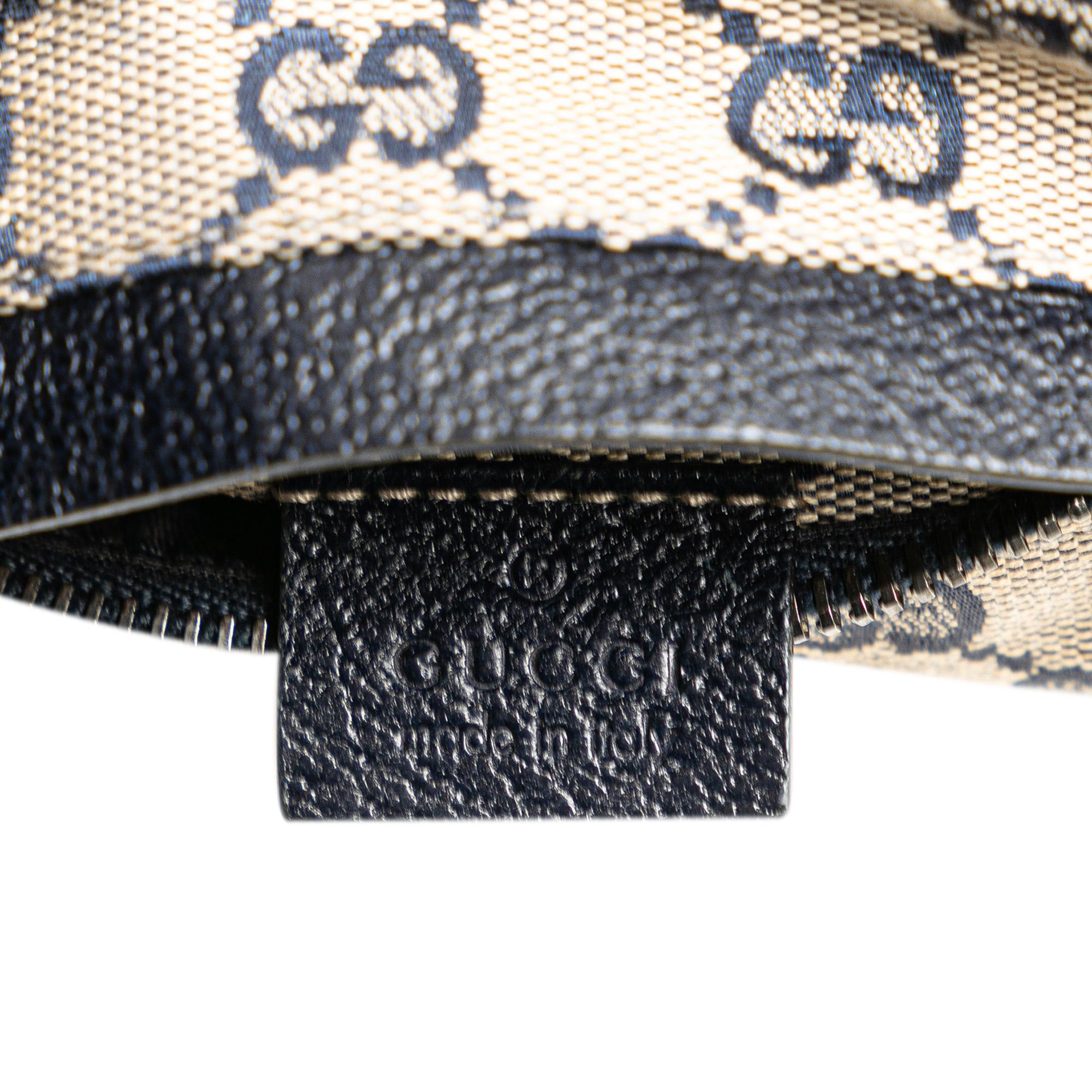 Gucci GG Canvas Web Double Pocket Belt Bag (SHG-C9Tytb)