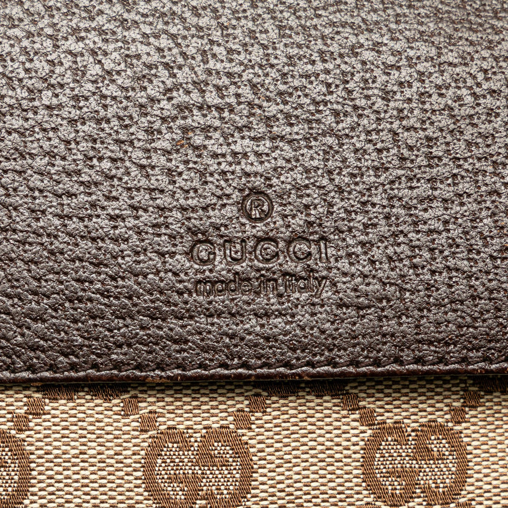 Gucci GG Canvas Web Double Pocket Belt Bag (SHG-o3rVa1)