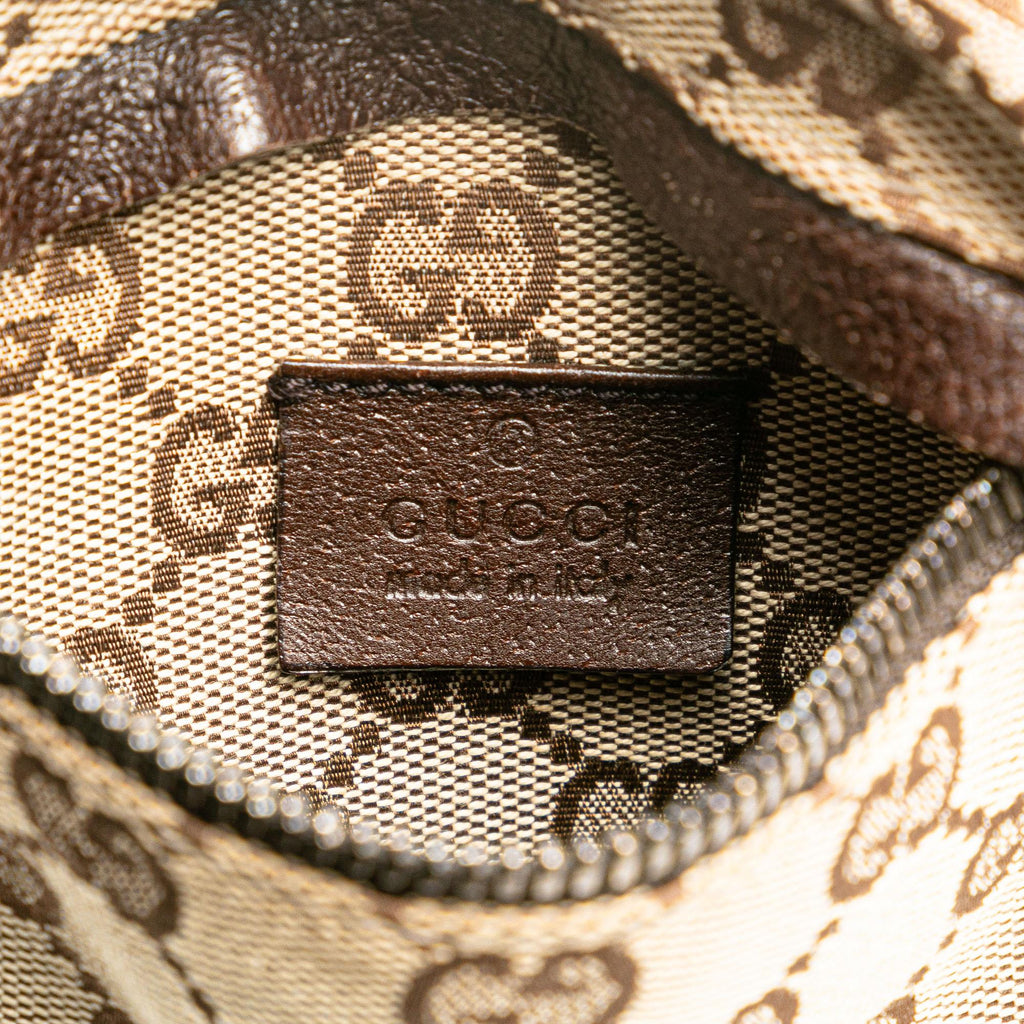 Gucci GG Canvas Web Double Pocket Belt Bag (SHG-o3rVa1)