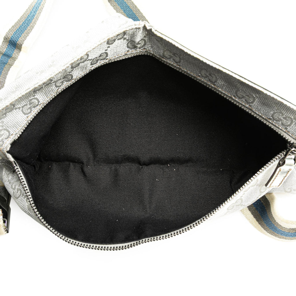 Gucci GG Canvas Web Double Pocket Belt Bag