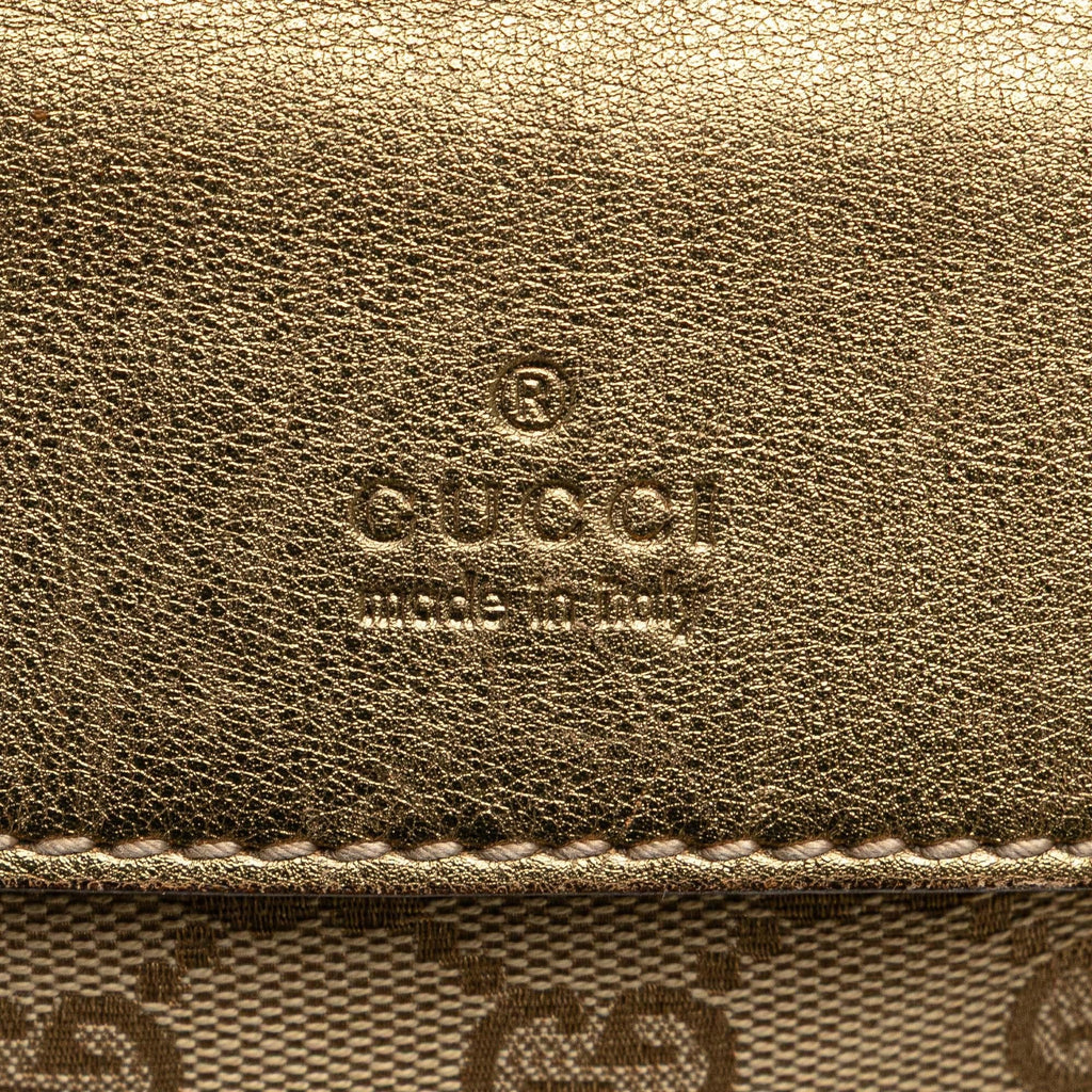 Gucci GG Canvas Web Double Pocket Belt Bag