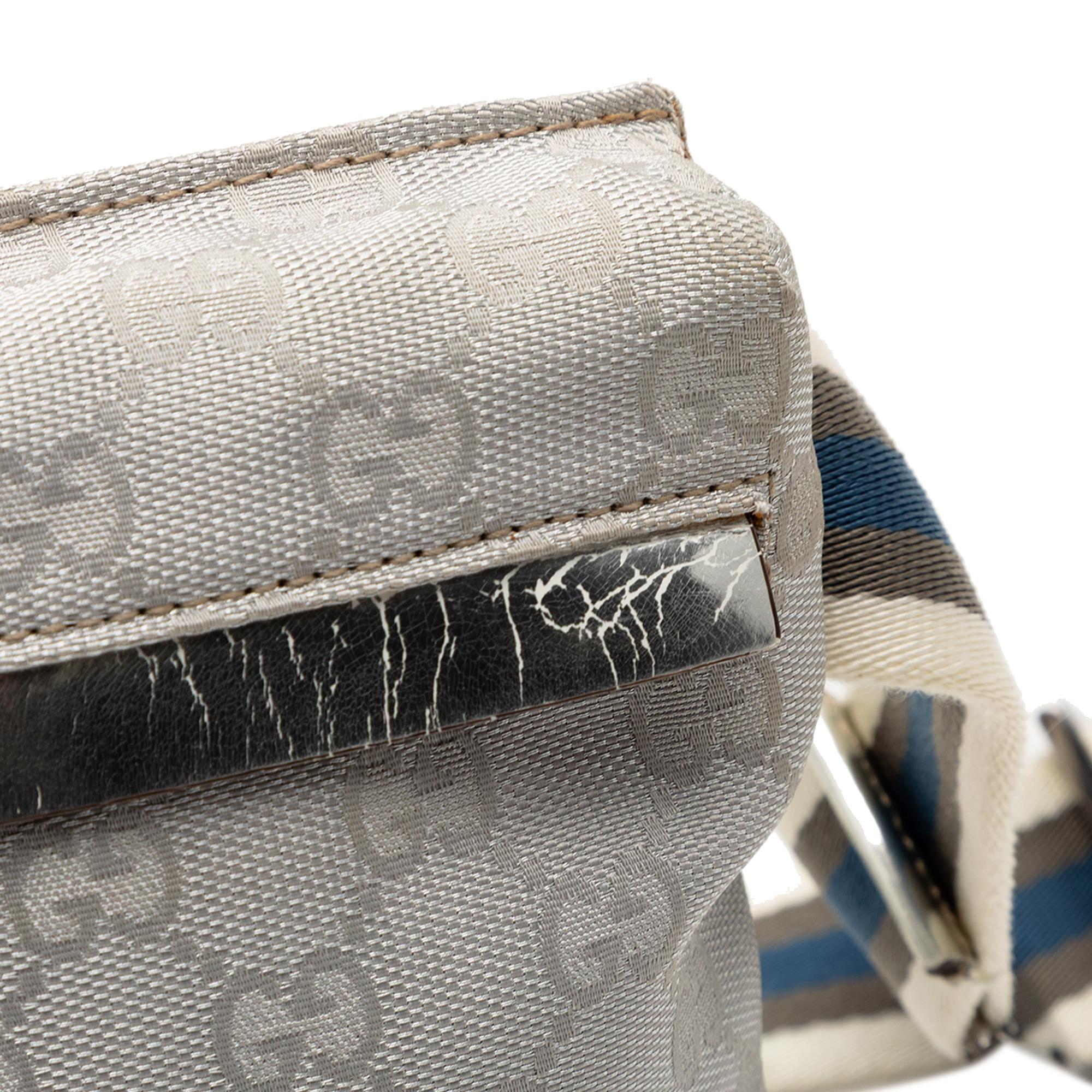 Gucci GG Canvas Web Double Pocket Belt Bag