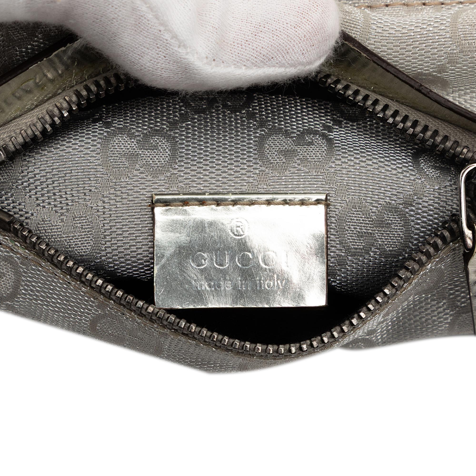 Gucci GG Canvas Web Double Pocket Belt Bag