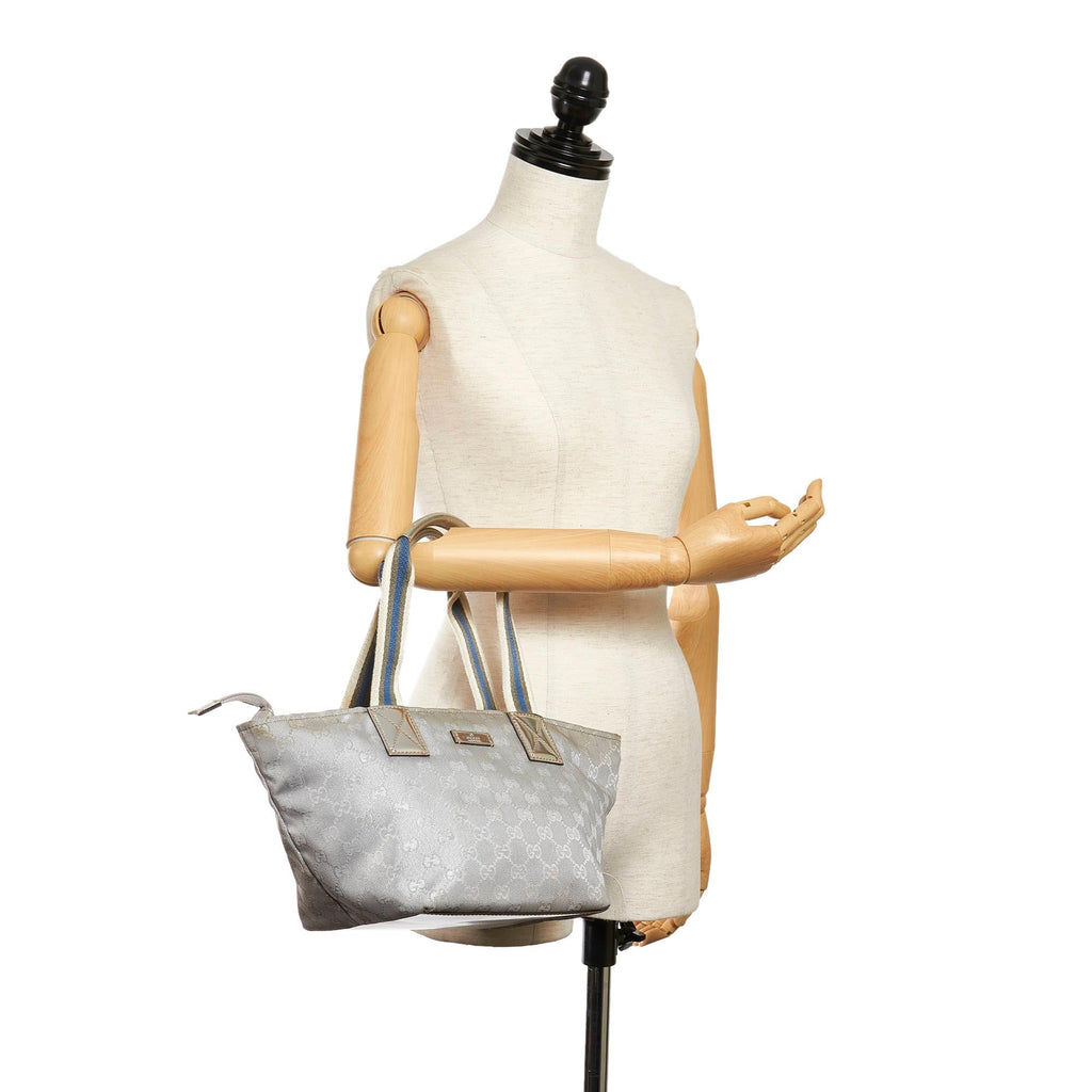Gucci GG Canvas Web Handbag (SHG-29708)