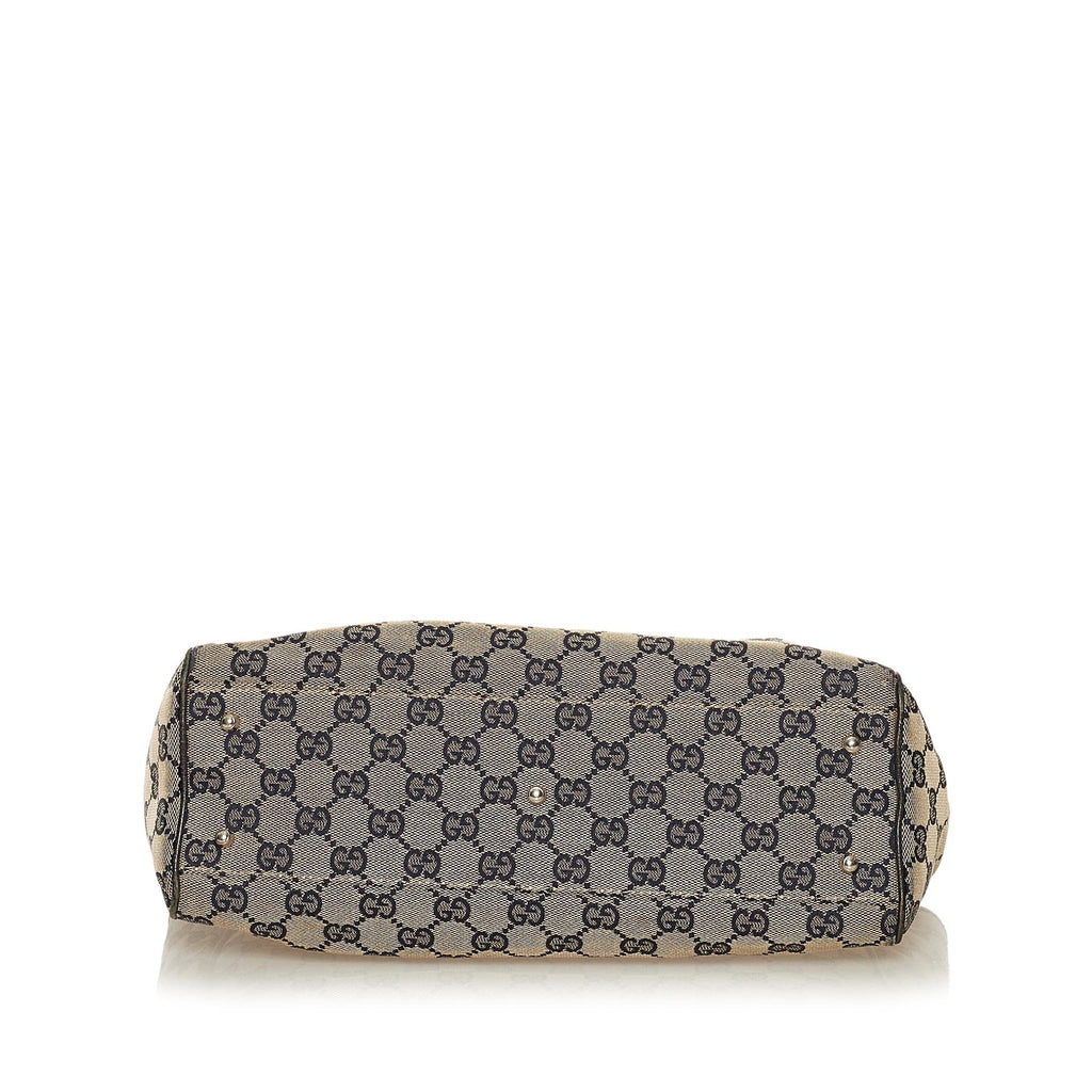 Gucci GG Canvas Web Handbag (SHG-34925)