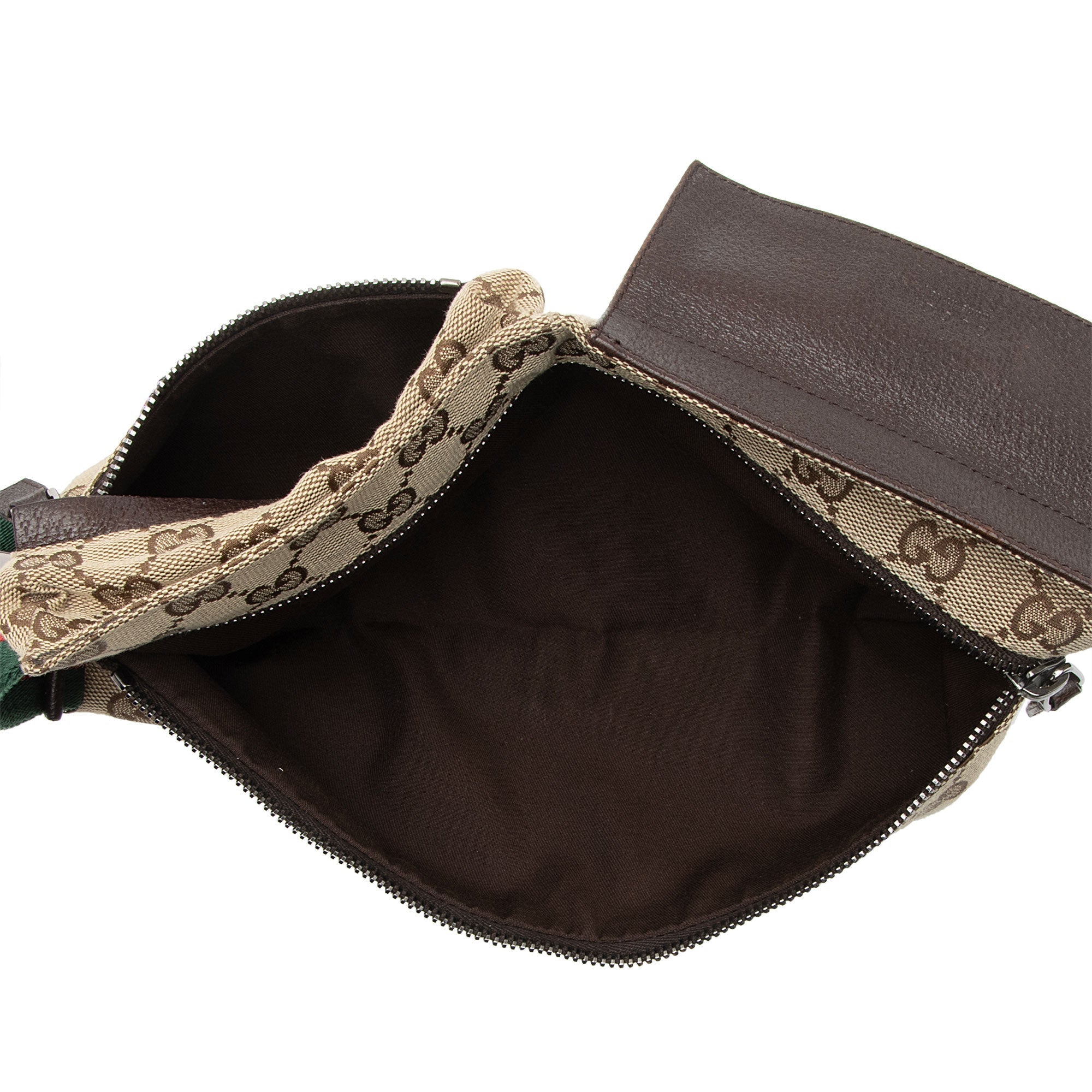 Gucci GG Canvas Web Belt Bag (SHF-awgWqk)