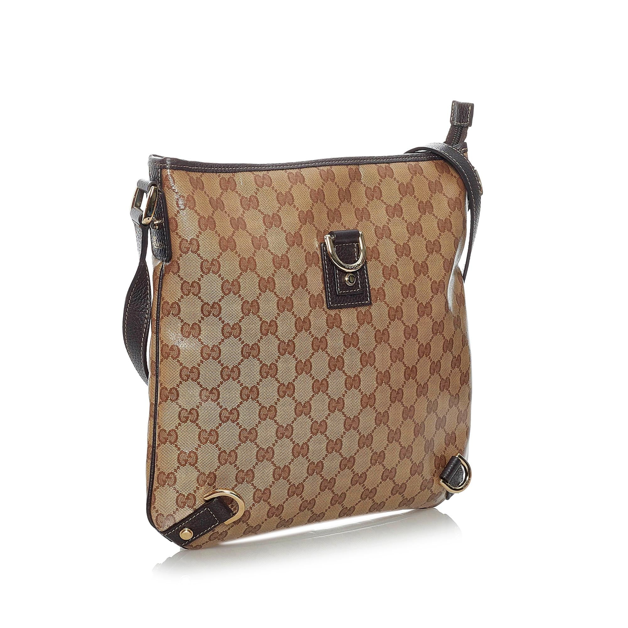 Gucci GG Crystal Abbey D-Ring Crossbody Bag (SHG-30153)