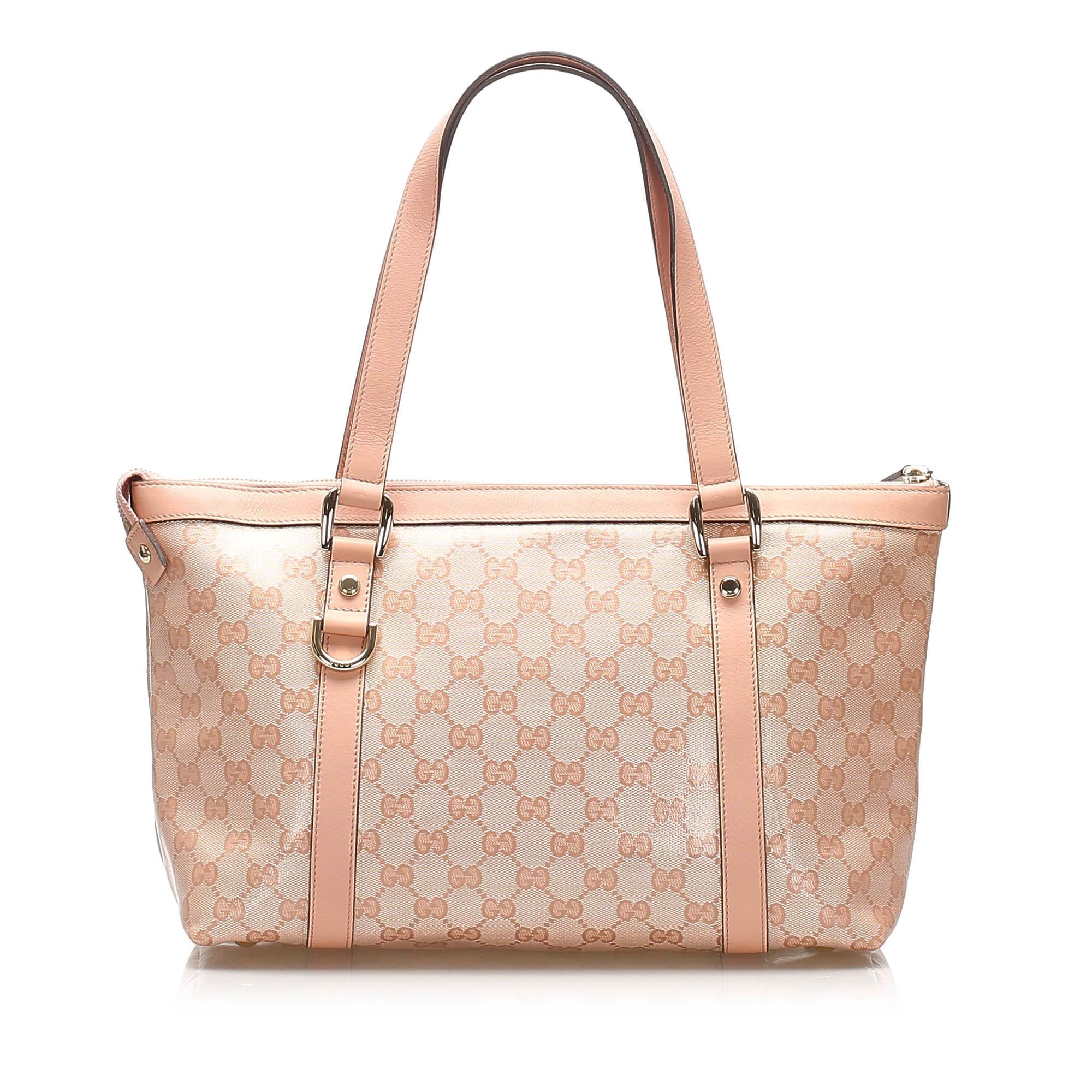 Gucci GG Crystal Abbey Tote Bag (SHG-13332)