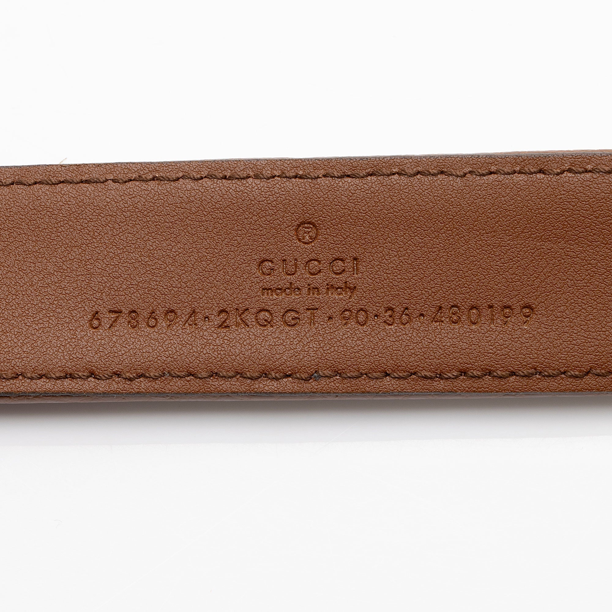 Gucci GG Denim Belt - Size 36 / 92 (SHF-SmmPsH)