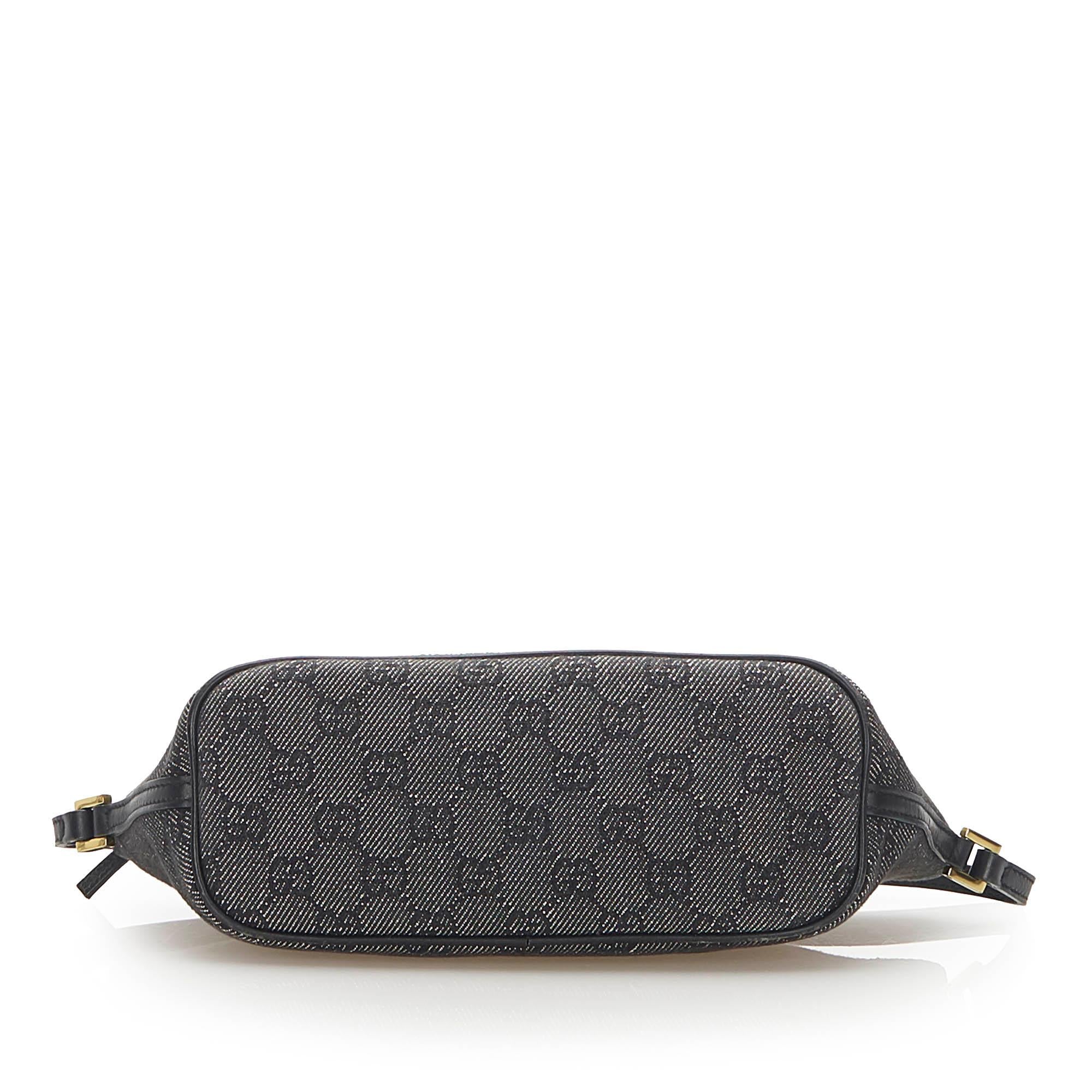 Gucci GG Denim Boat Baguette (SHG-22301)